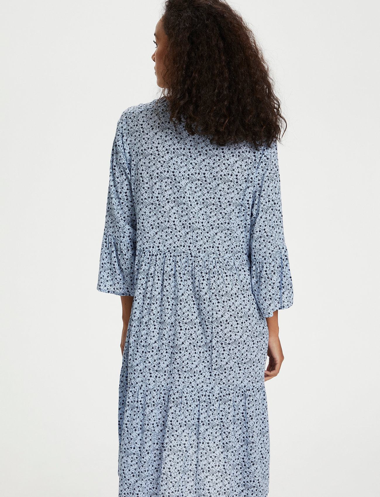 Kaffe - KAberna Amber Dress - kurze kleider - chambray blue petitefleur - 4