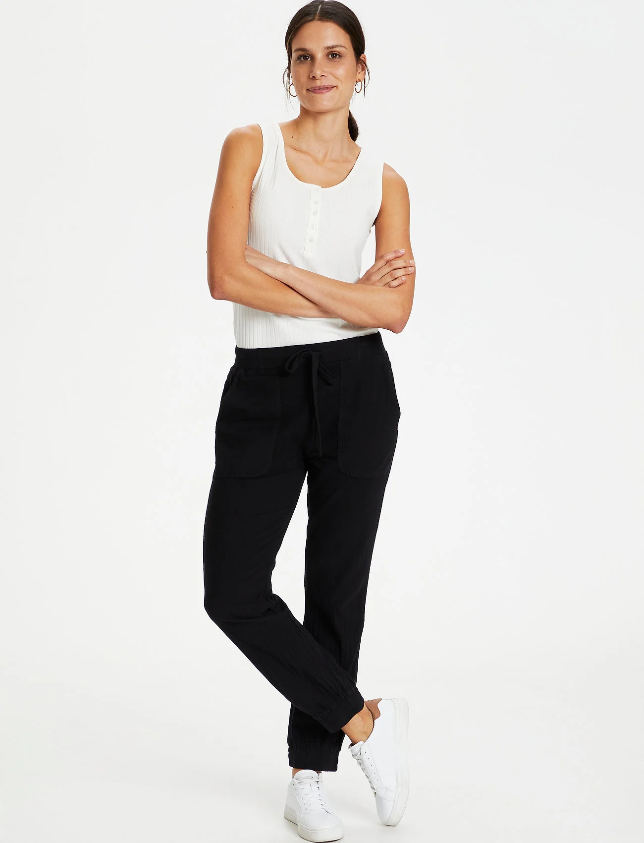 Kaffe - KAnaya Pants - everyday style - black deep - 3