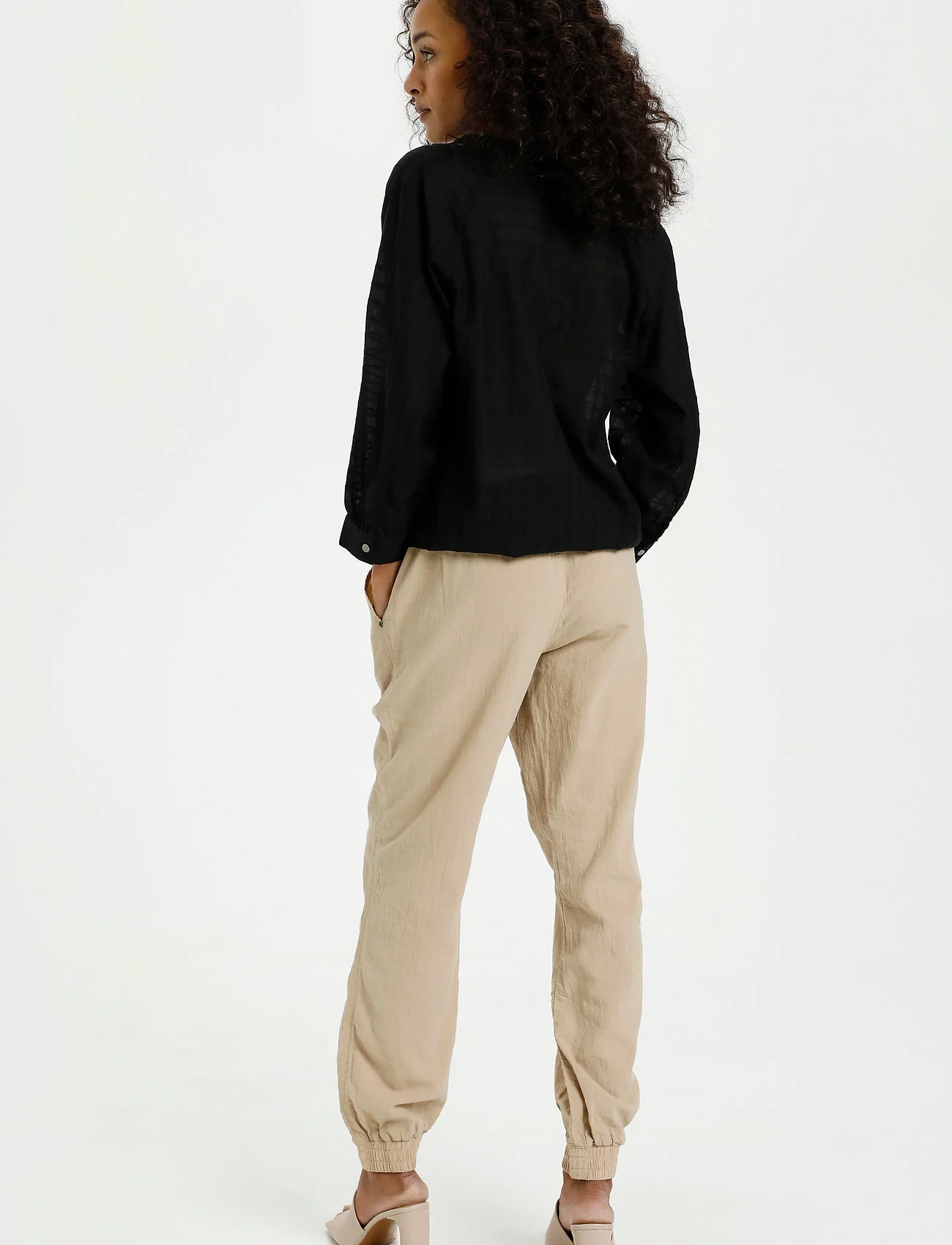 Kaffe - KAnaya Pants - madalaimad hinnad - classic sand - 4