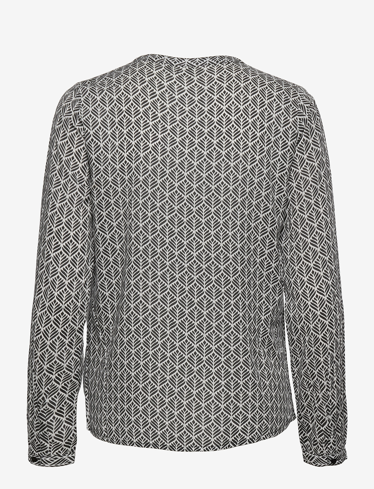 Kaffe - KAfana Tilly Blouse - långärmade blusar - black / chalk fan print - 2