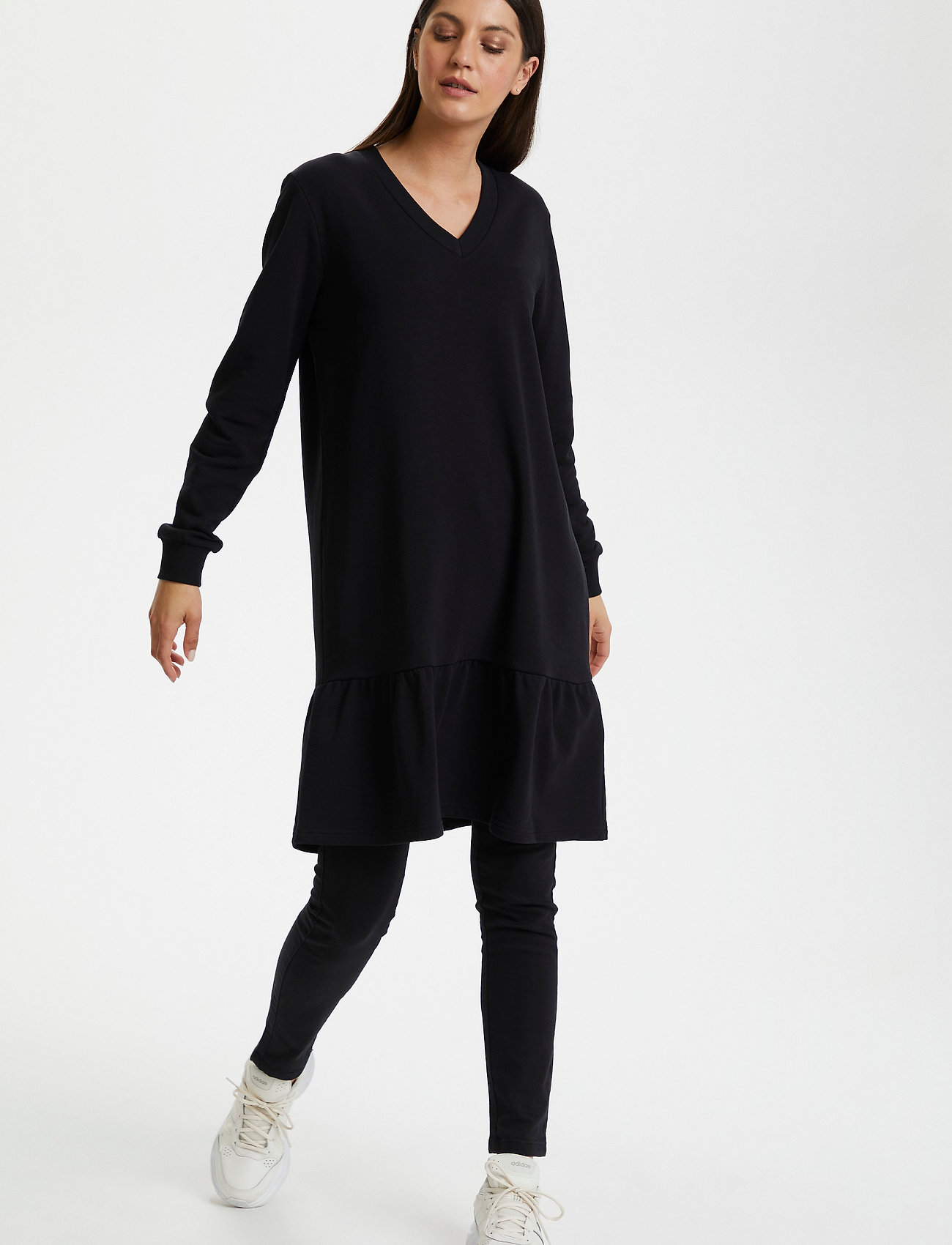 Kaffe - KAbess Sweat Dress - black deep - 3