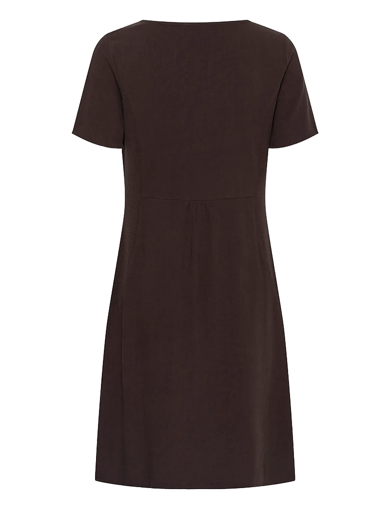 Kaffe - KAliny Dress - t-shirt-kleider - black coffee - 2