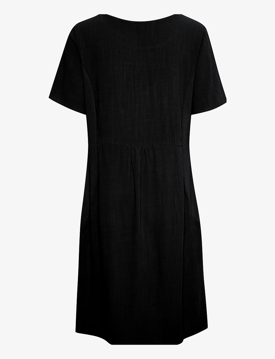 Kaffe - KAliny Dress - stutterma kjólar - black deep - 2