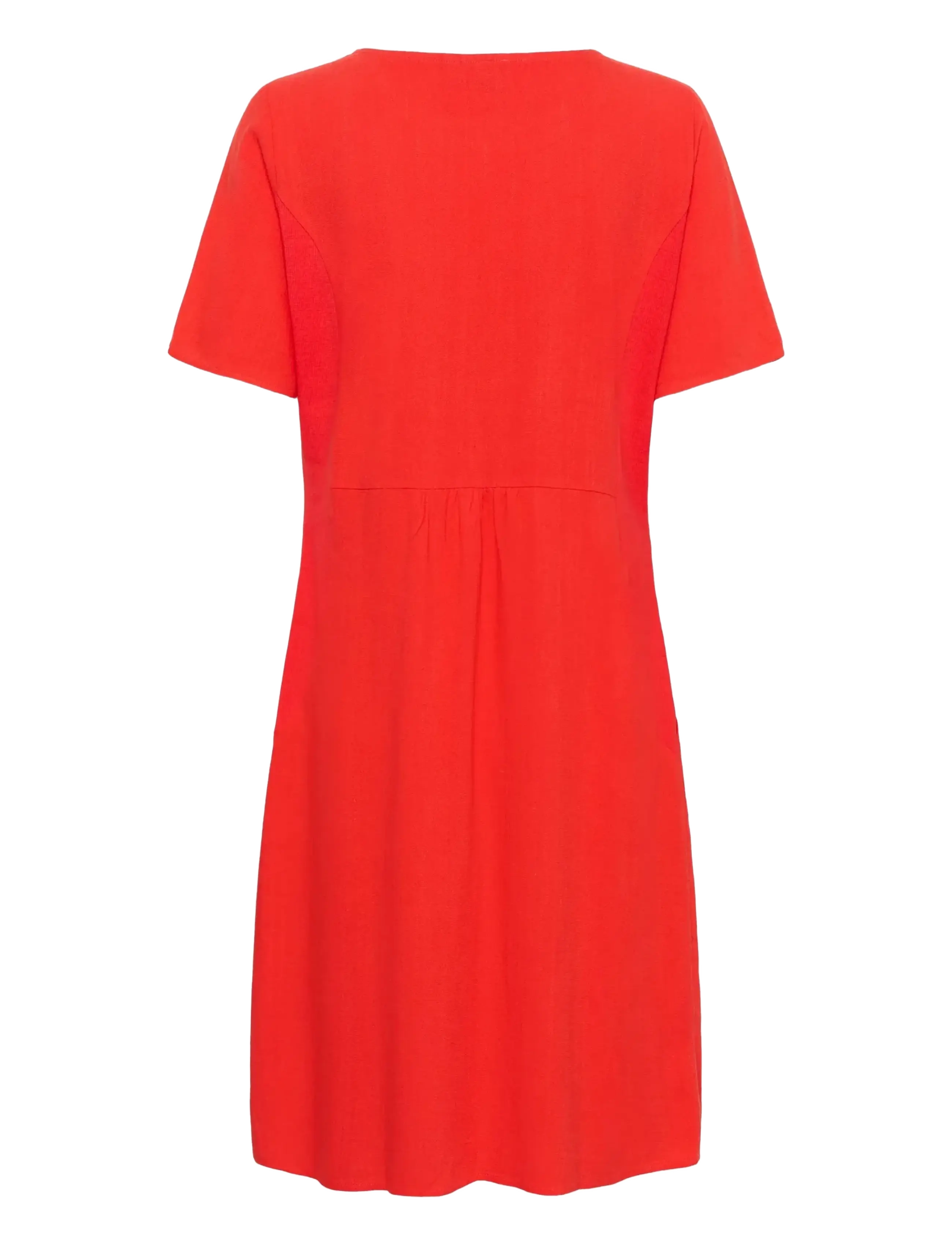 Kaffe - KAliny Dress - t-skjortekjoler - poppy red - 2