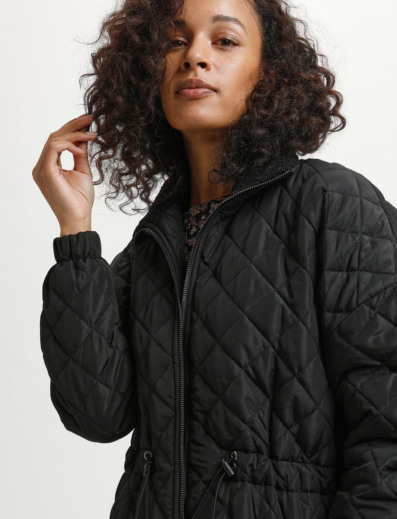 Kaffe - KAsorita Quilted Coat - black deep - 4
