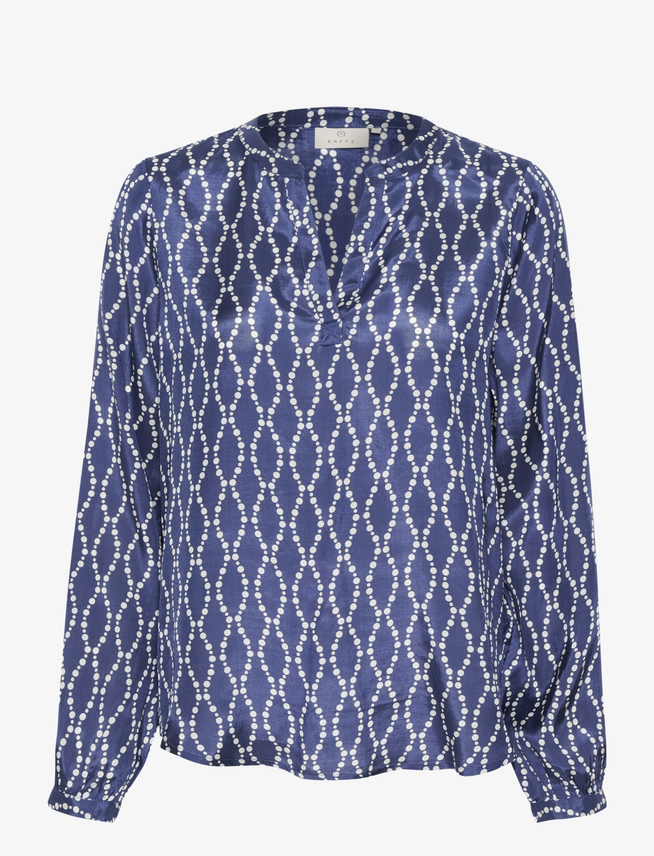 BLUE INDIGO/CHALK CHAIN PRINT