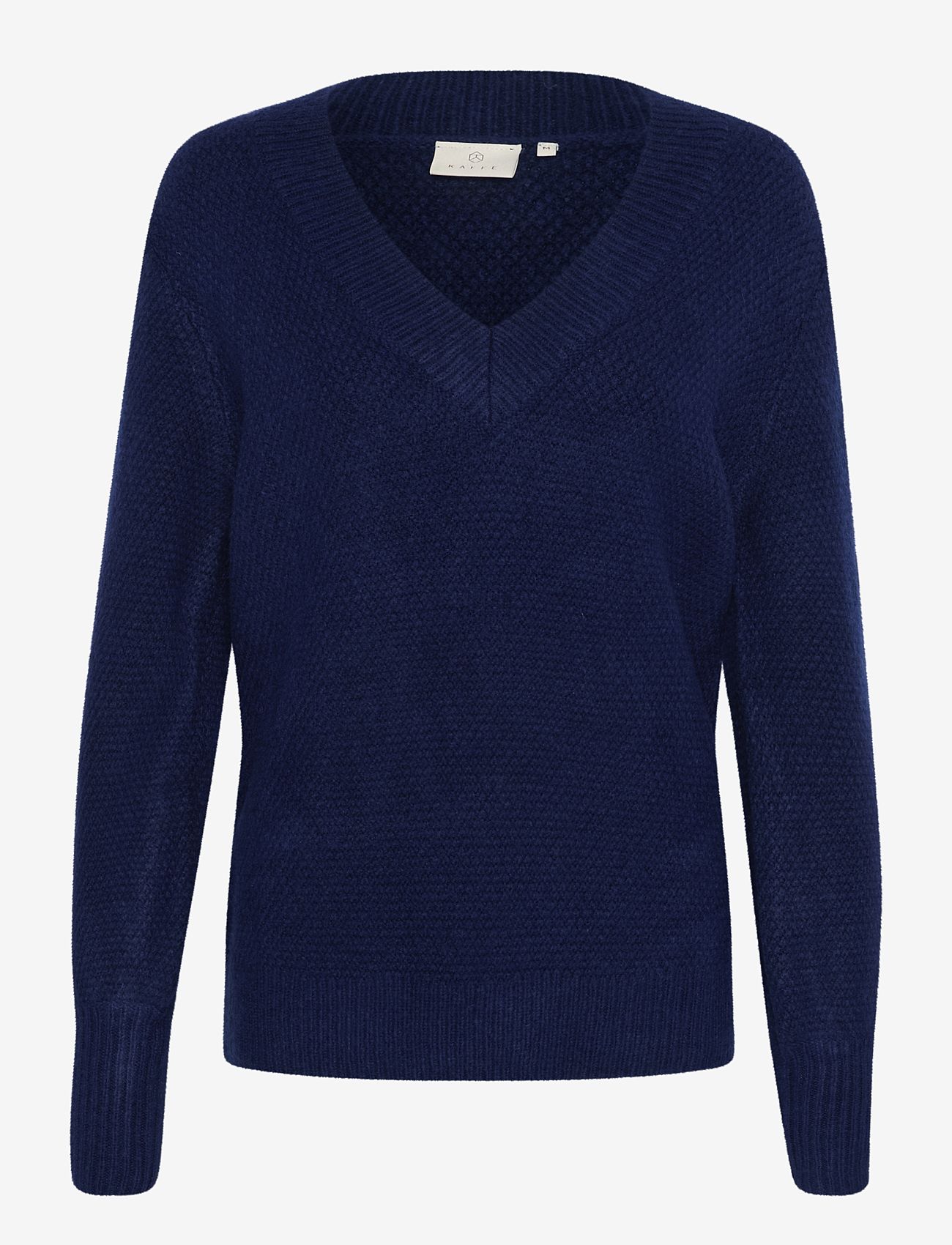 Kaffe - KAmerana Pullover - striktrøjer - beacon blue melange - 1