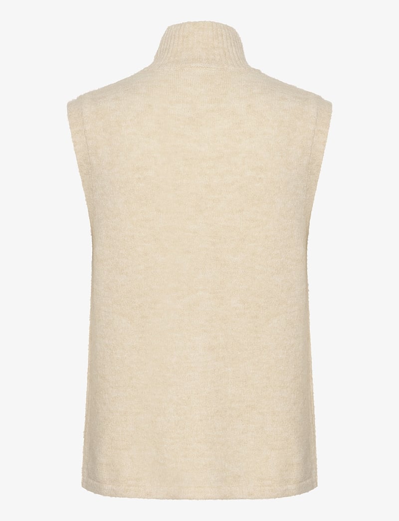 Kaffe - KAtaris Knit Vest - kootud vestid - sand dollar melange - 2