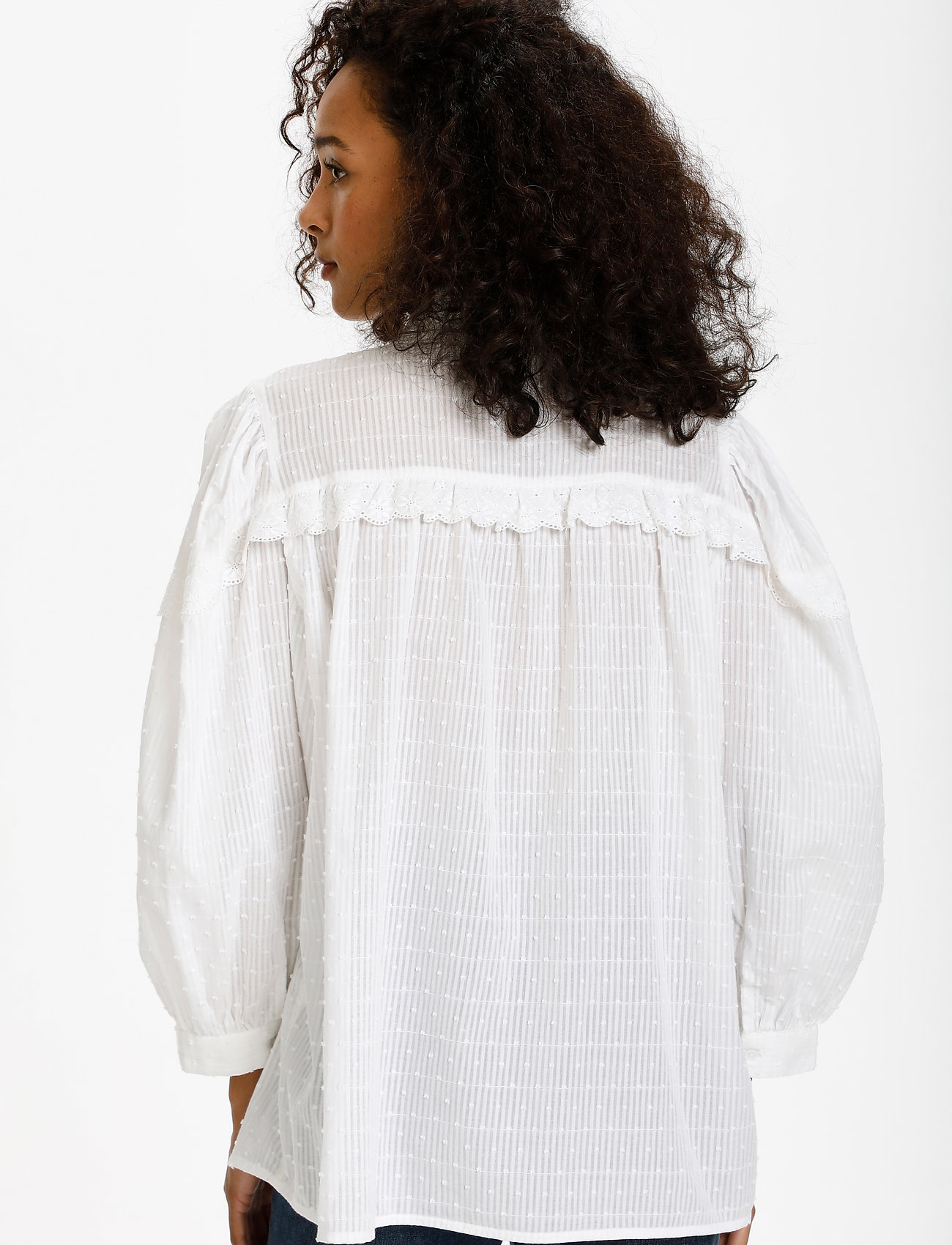 Kaffe - KAjoanna Blouse - chalk - 4