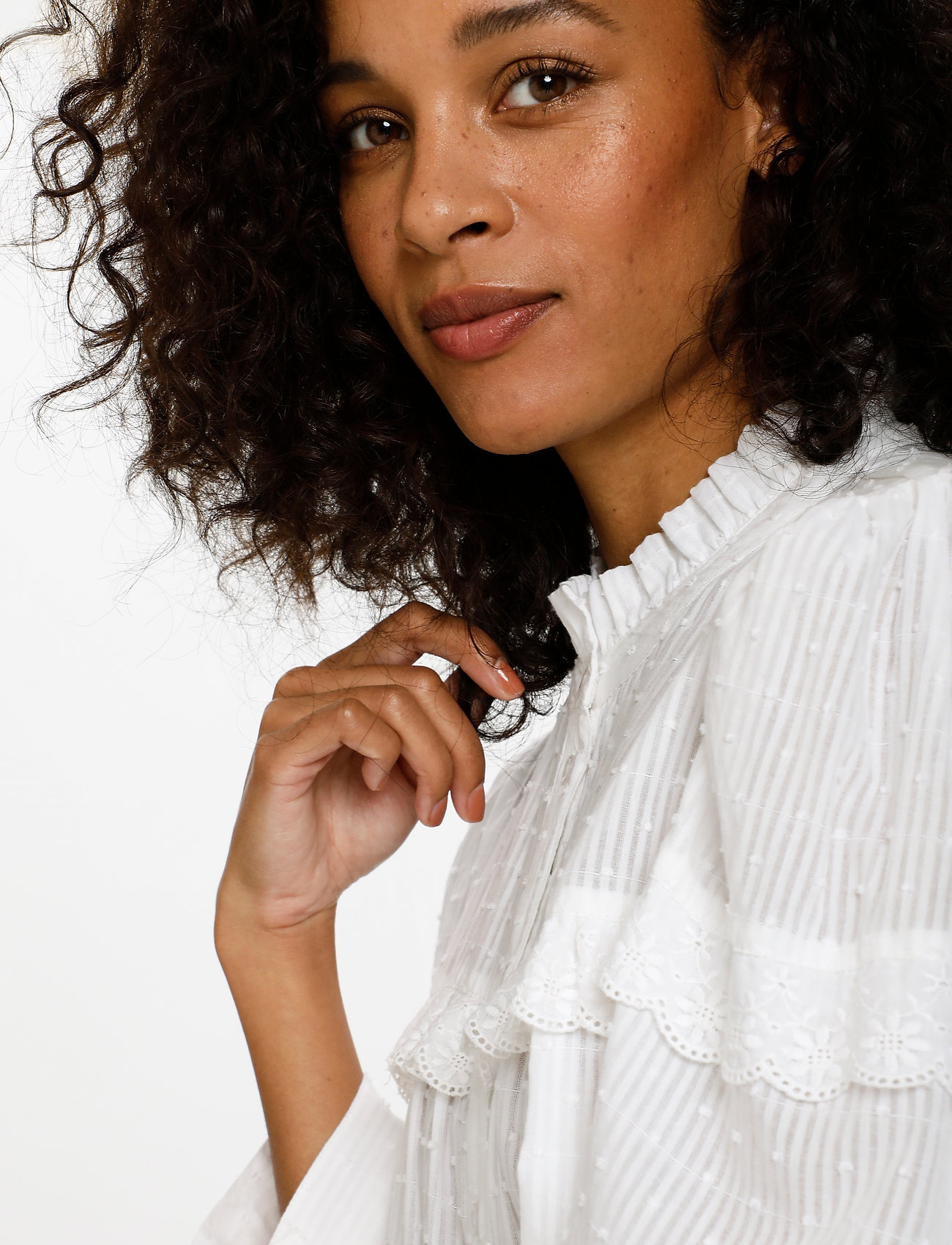 Kaffe - KAjoanna Blouse - chalk - 5