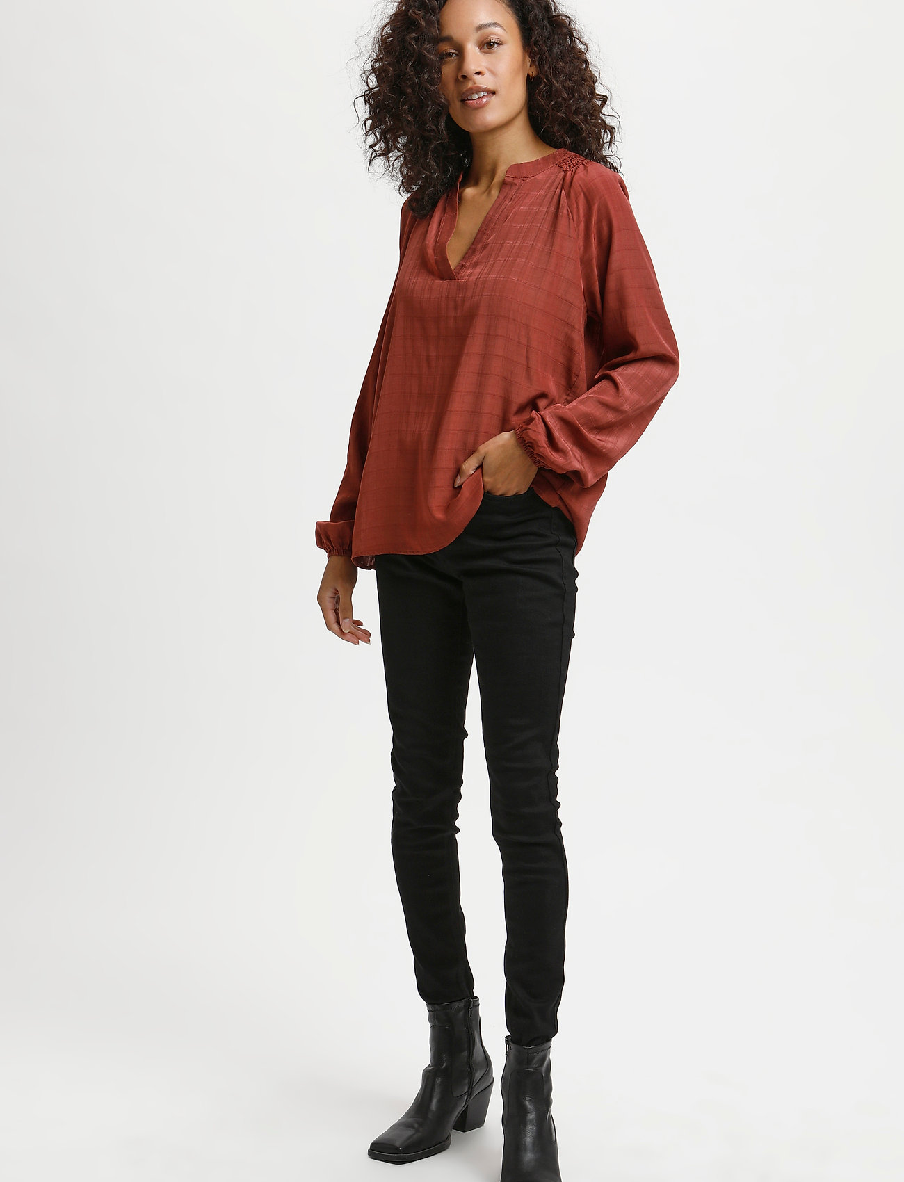 Kaffe - KAdidi Blouse - apple butter - 3