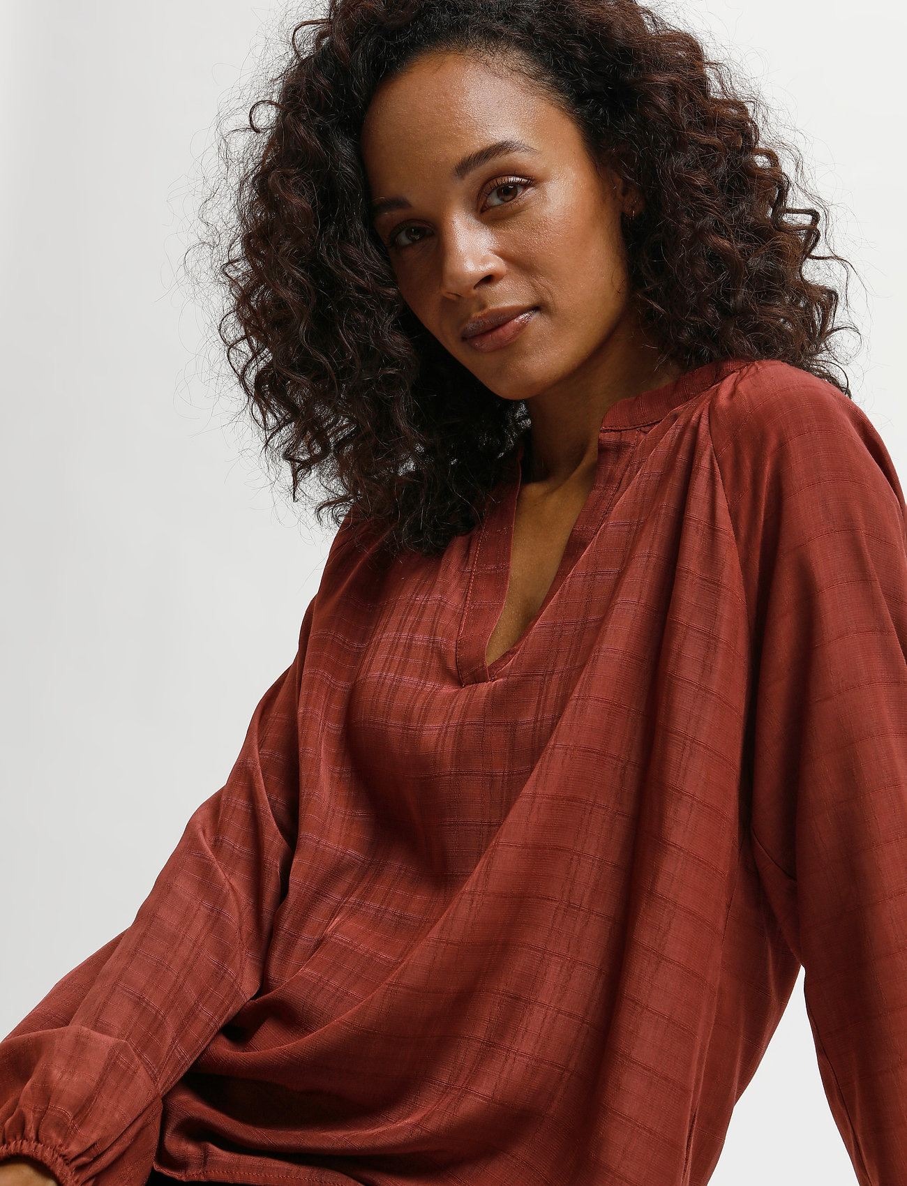 Kaffe - KAdidi Blouse - apple butter - 5