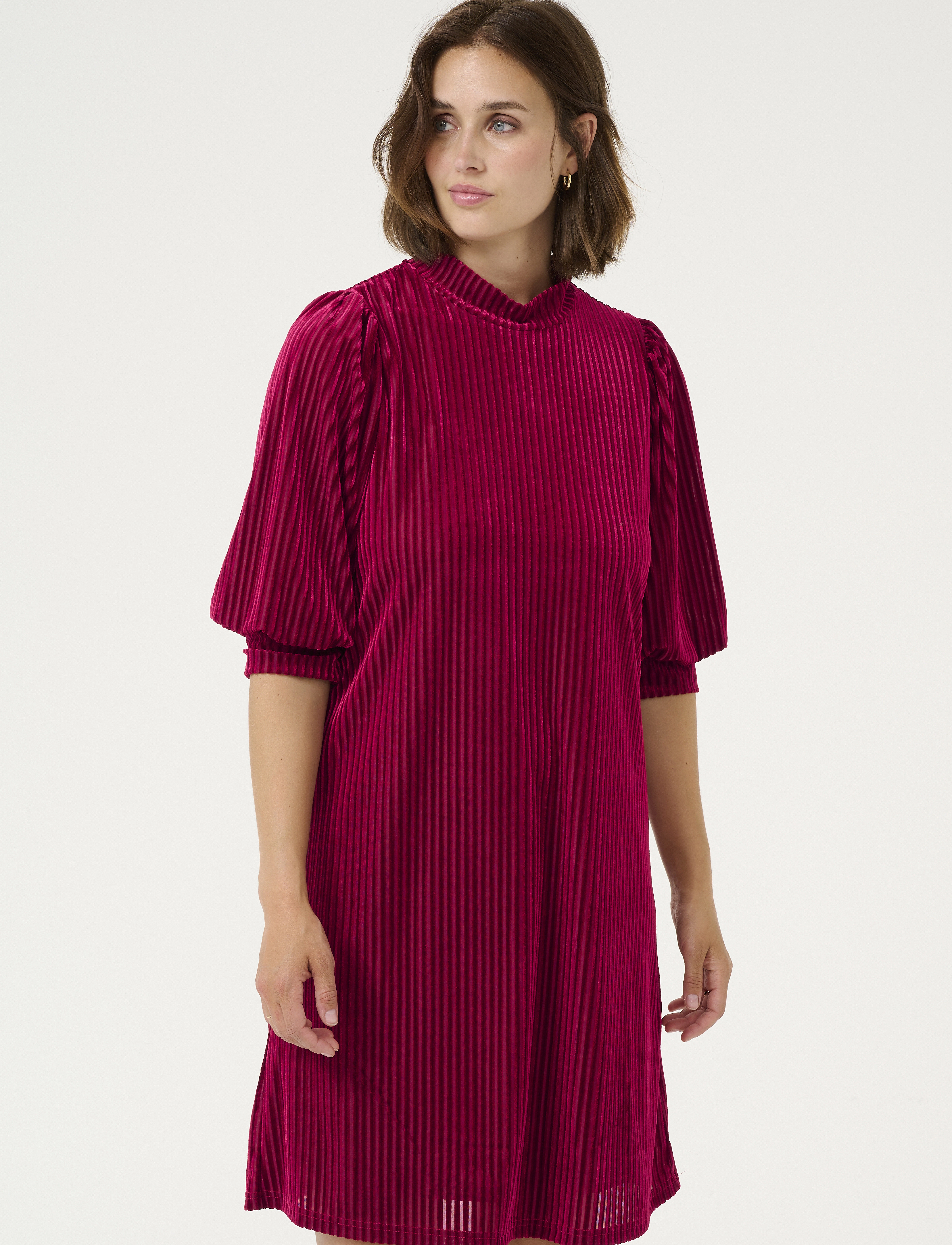 Kaffe KAcaca Dress - Kjoler - HAUTE RED CC / red