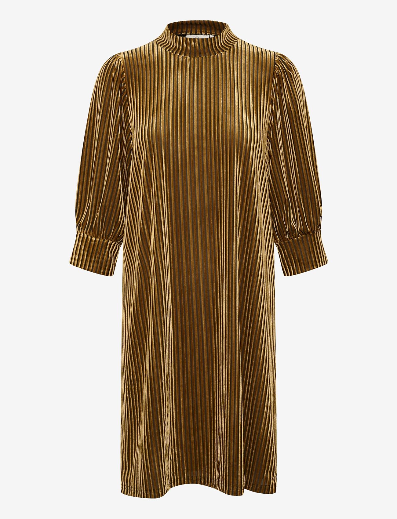 Kaffe - KAcaca Dress - korte kjoler - mustard gold - 0