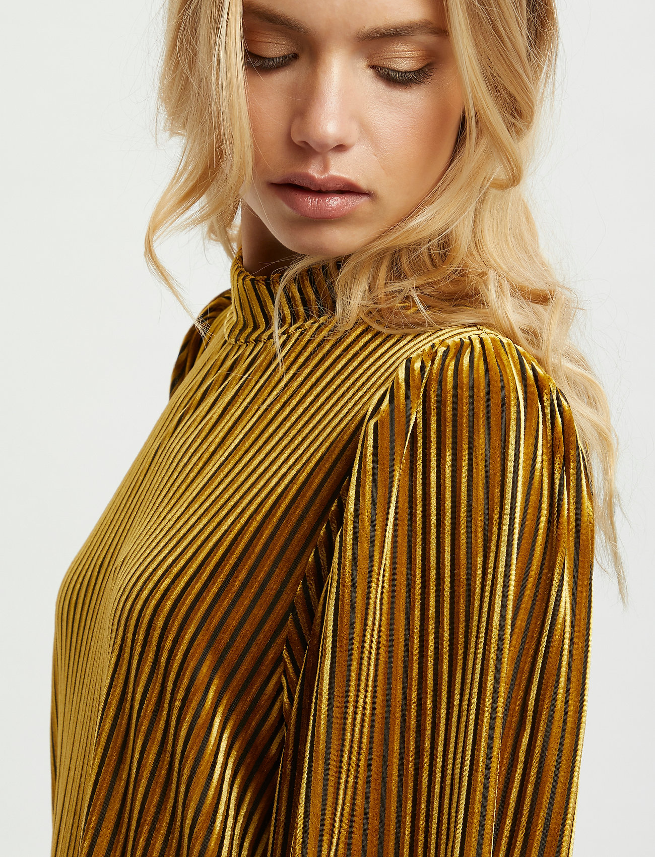 Kaffe - KAcaca Dress - minikleidid - mustard gold - 5