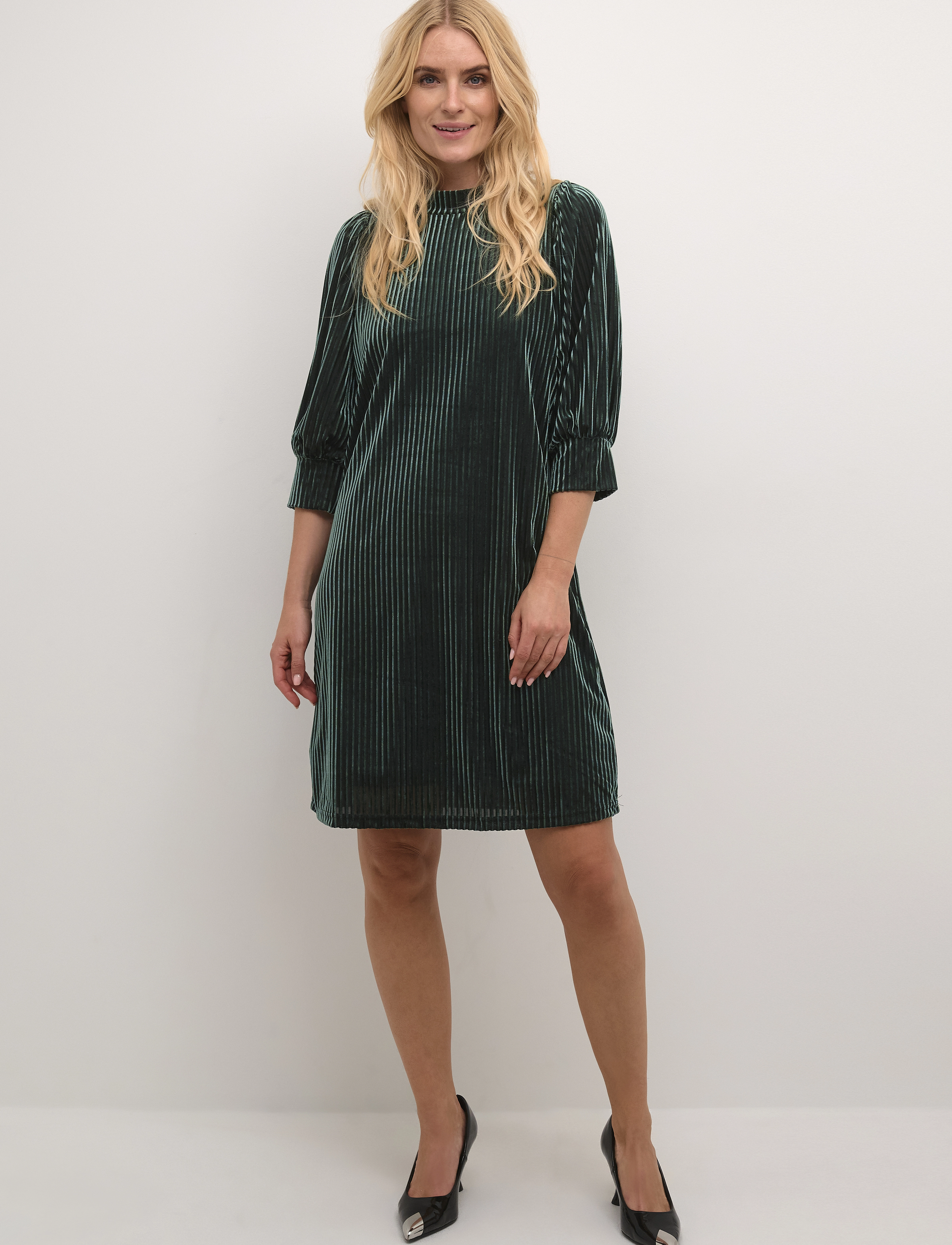 Kaffe - KAcaca Dress - kurze kleider - pine grove - 3