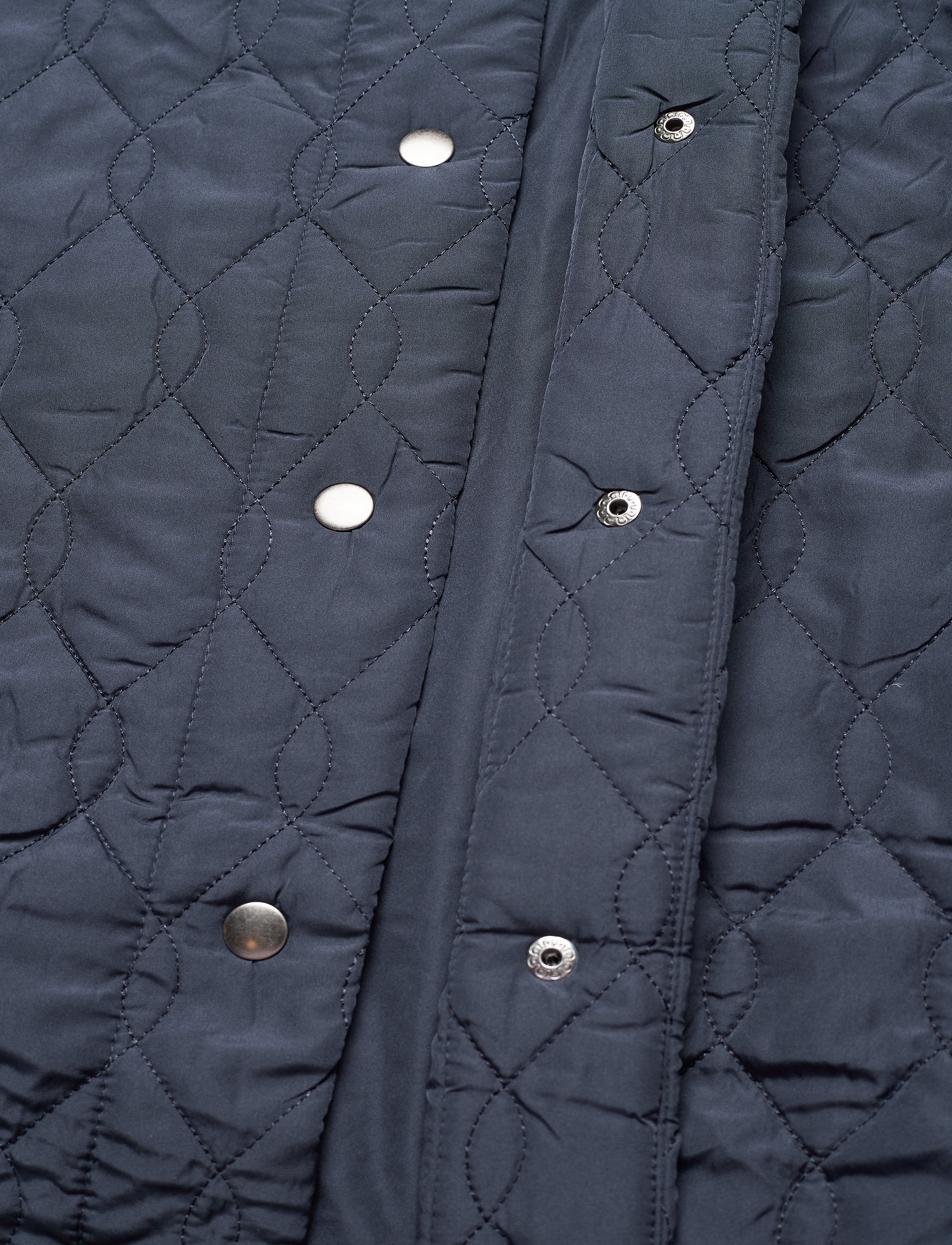 Kaffe - KAshalby Quilted Coat - overtøj - midnight marine - 4