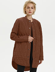 Kaffe - KAshalby Quilted Coat - quilted jackets - mustang - 0