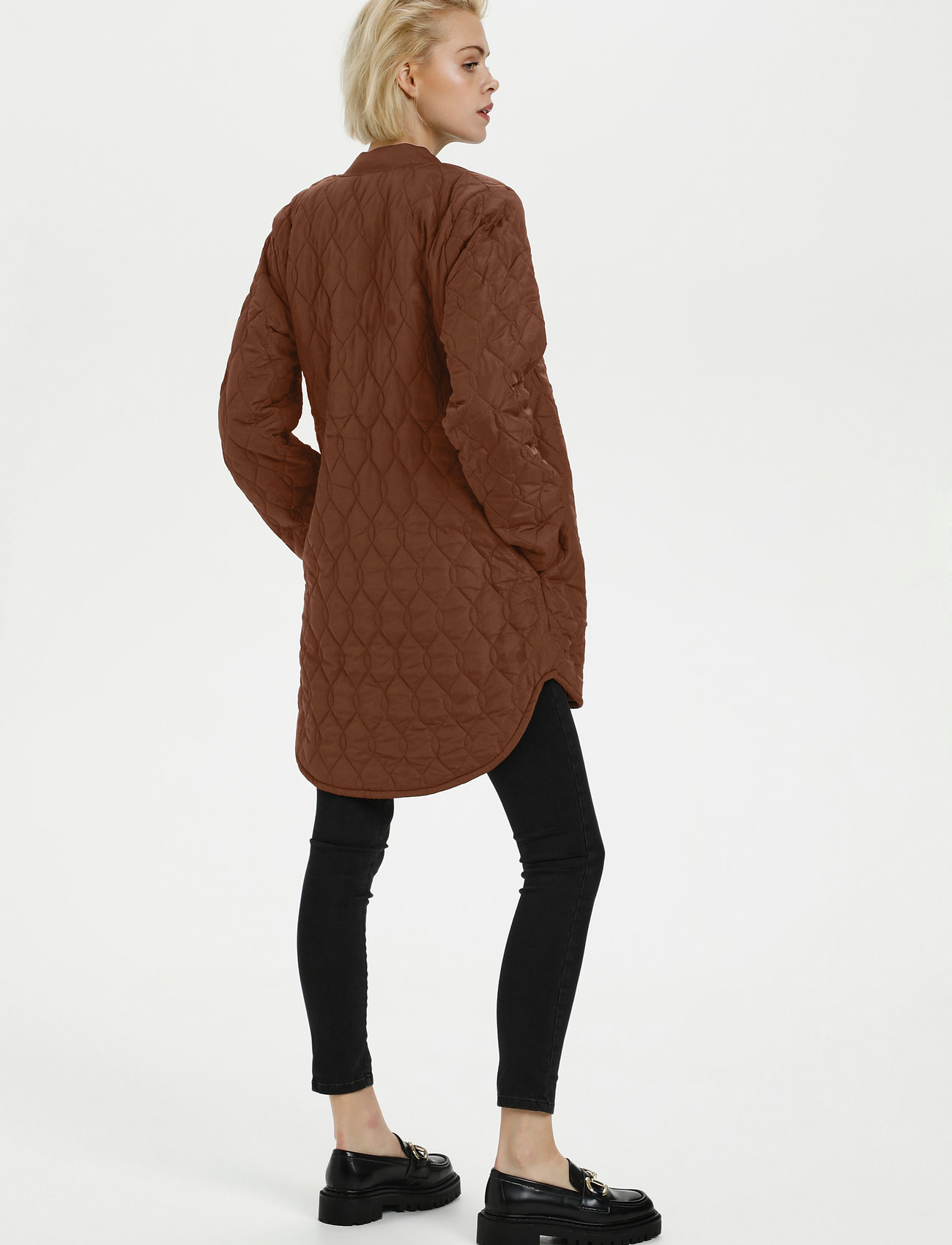 Kaffe - KAshalby Quilted Coat - gewatteerde jassen - mustang - 4