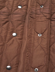 Kaffe - KAshalby Quilted Coat - spring jackets - mustang - 8