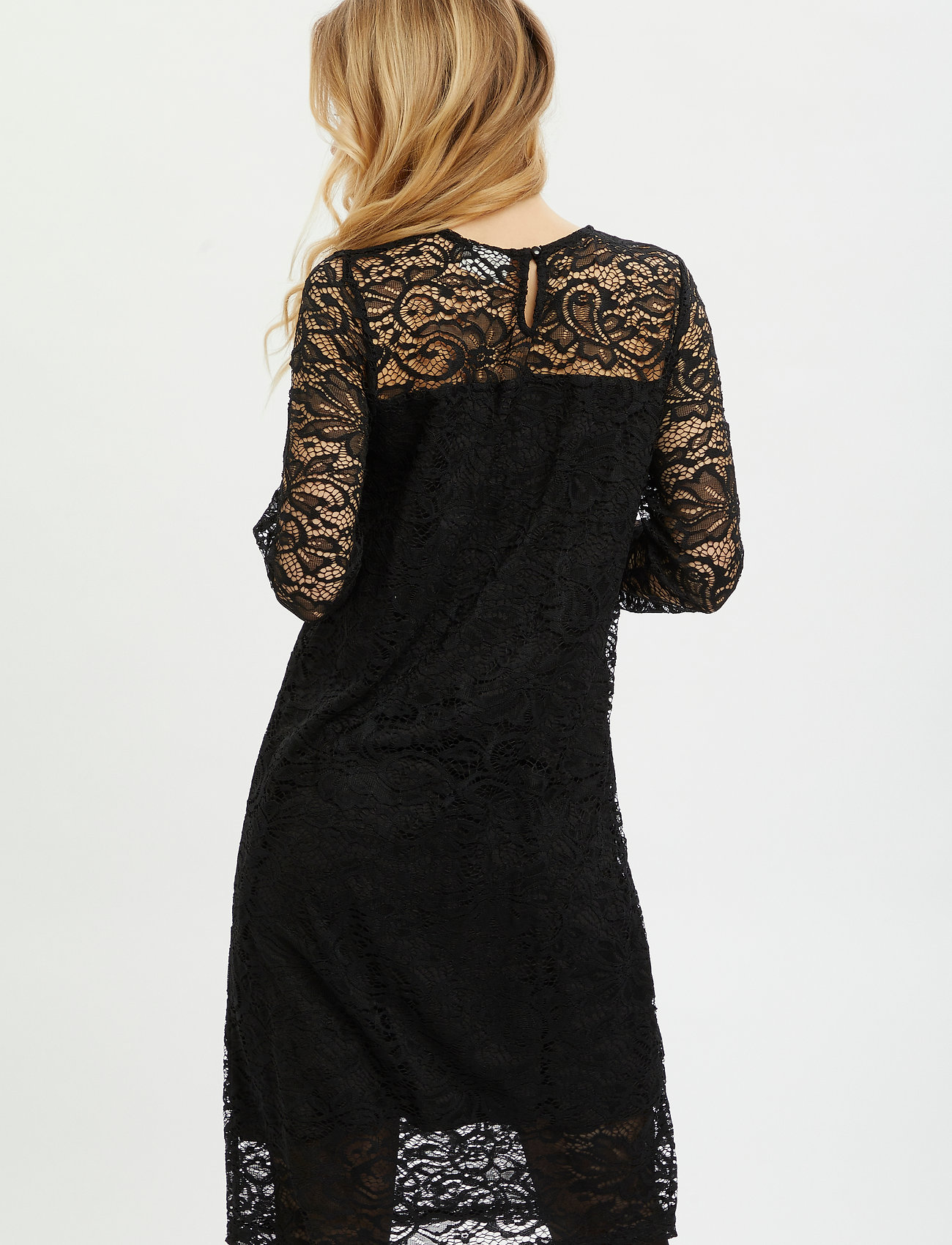 Kaffe - KAsita Lace Dress - blondekjoler - black deep - 4