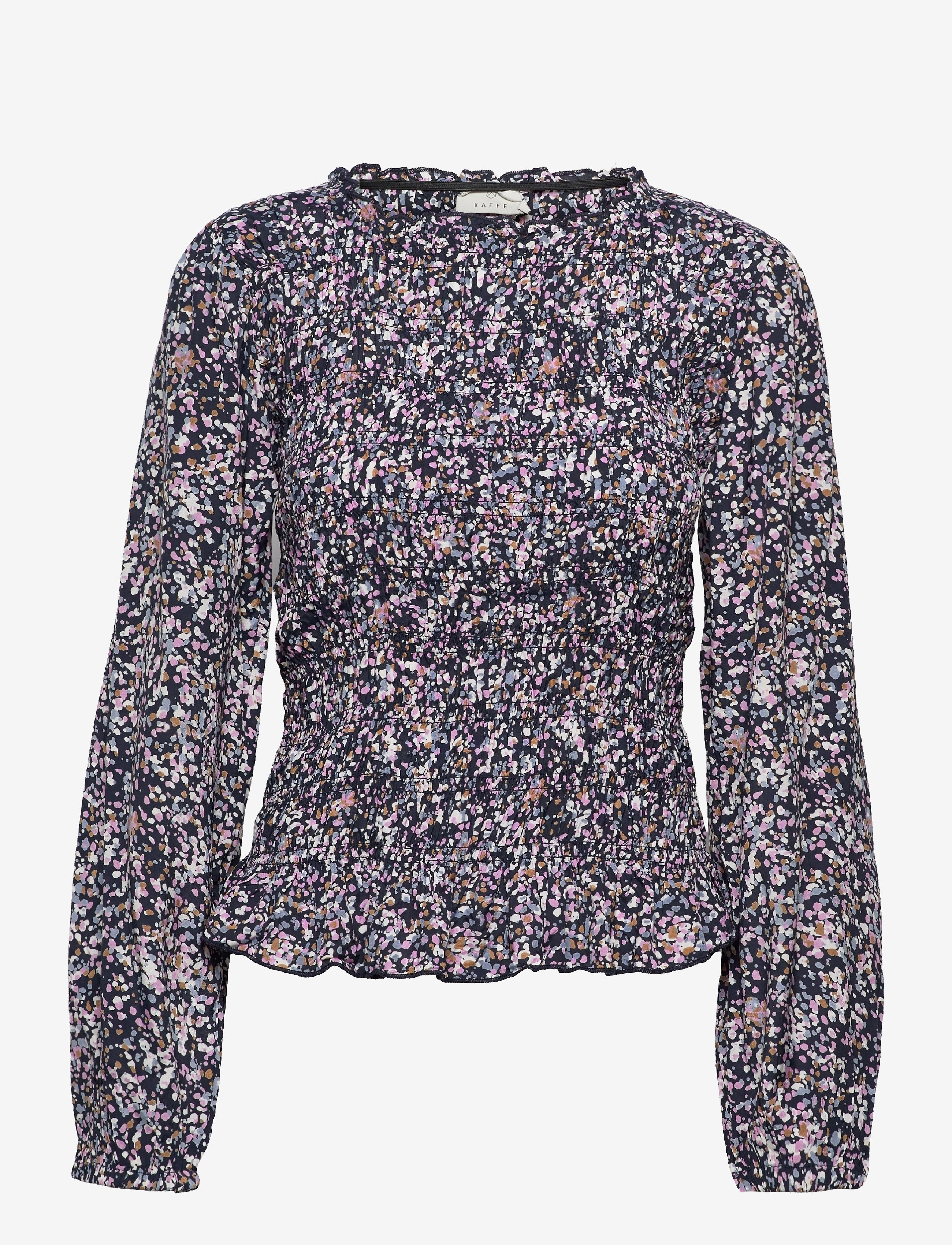 Kaffe - KAlapilo Blouse - blue w. lilac petit fleur - 1