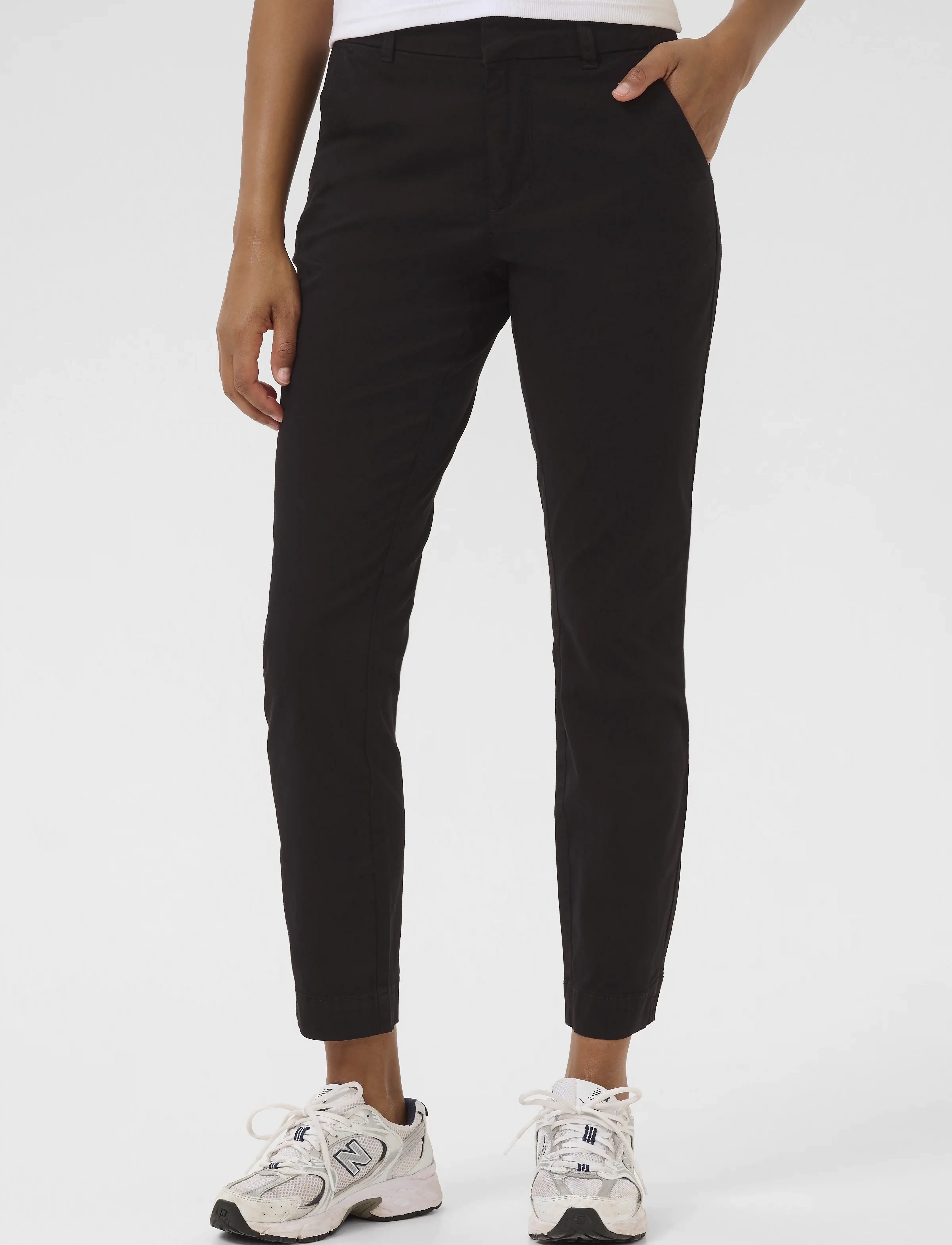 Kaffe Kamette Pants, 42, Trousers, Schwarz - Slim Fit Frauen