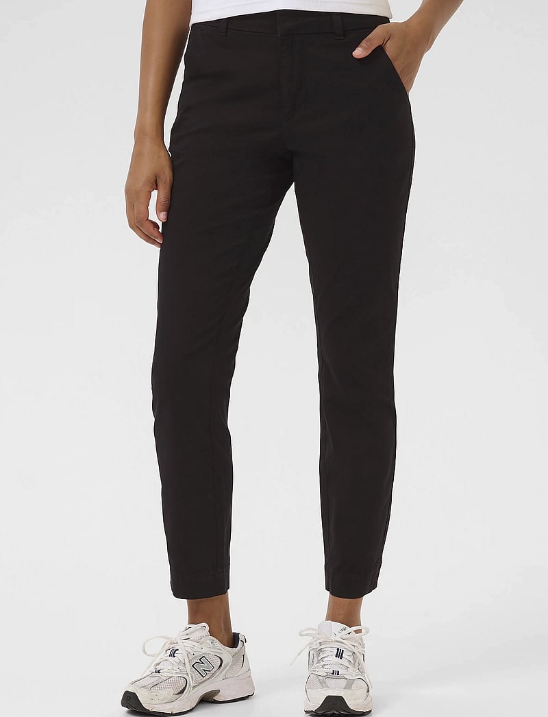 Kaffe - KAmette Pants - slim fit bukser - black deep - 0