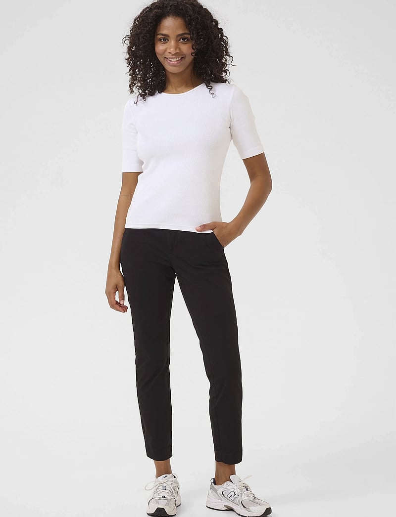 Kaffe - KAmette Pants - slim fit bukser - black deep - 3