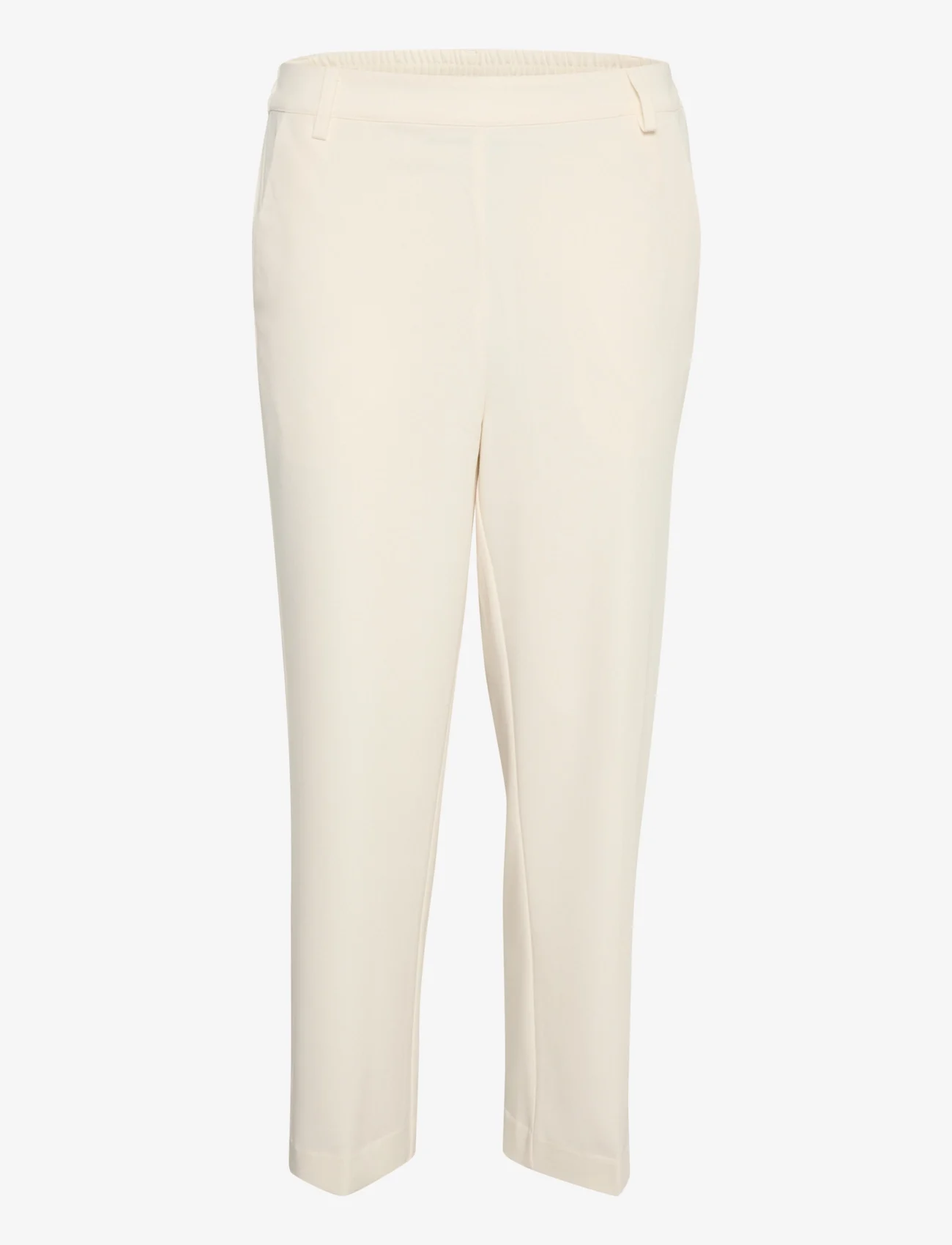 Kaffe - KAsakura HW Cropped Pants - ballīšu apģērbs par outlet cenām - antique white - 0