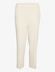 Kaffe - KAsakura HW Cropped Pants - broeken med straight ben - antique white - 0