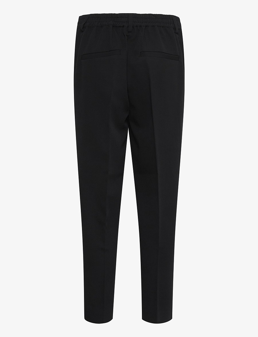 Kaffe - KASAKURA HW CROPPED PANTS - anzugshosen - black deep - 2