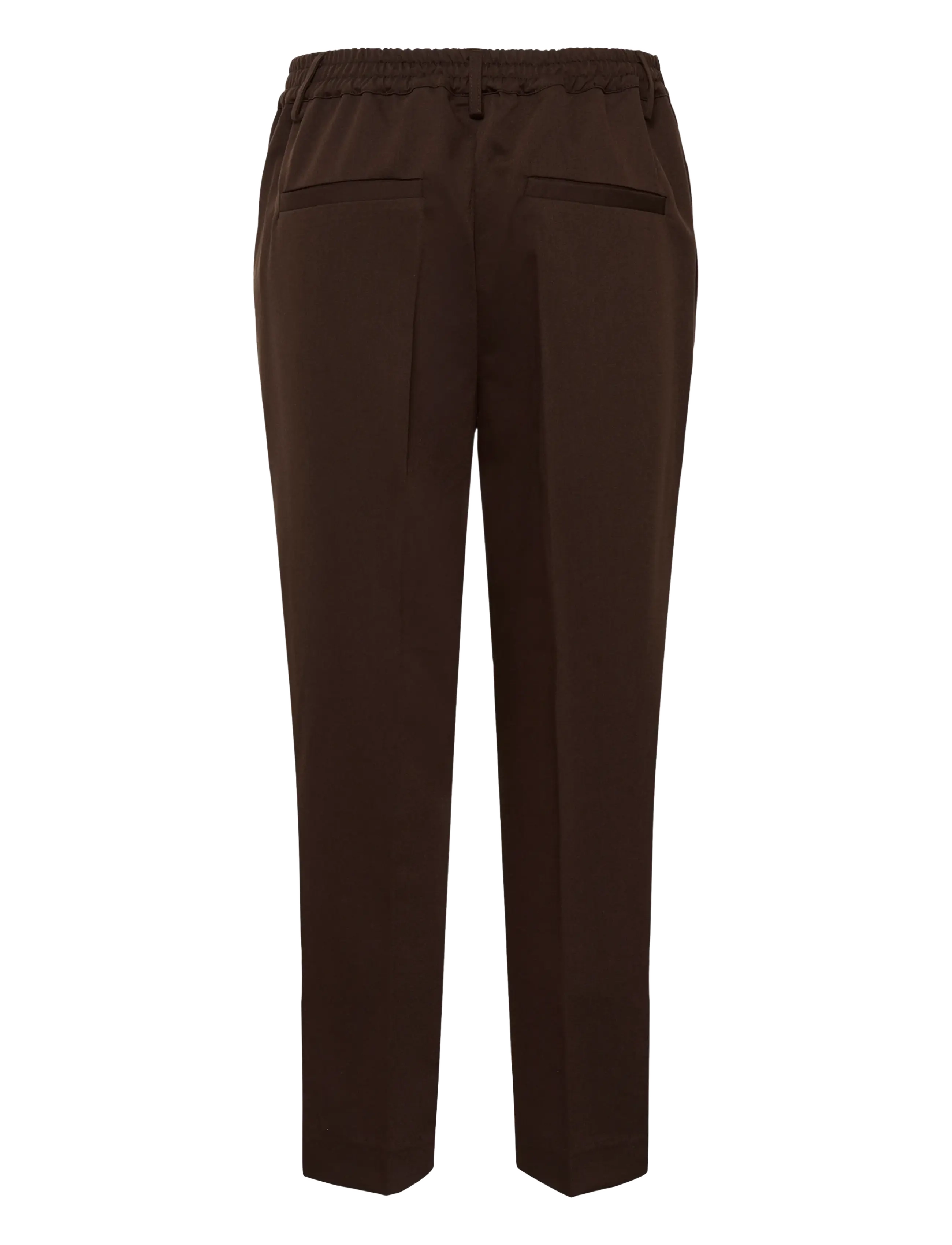 Kaffe - KASAKURA HW CROPPED PANTS - tailored trousers - coffee bean - 1