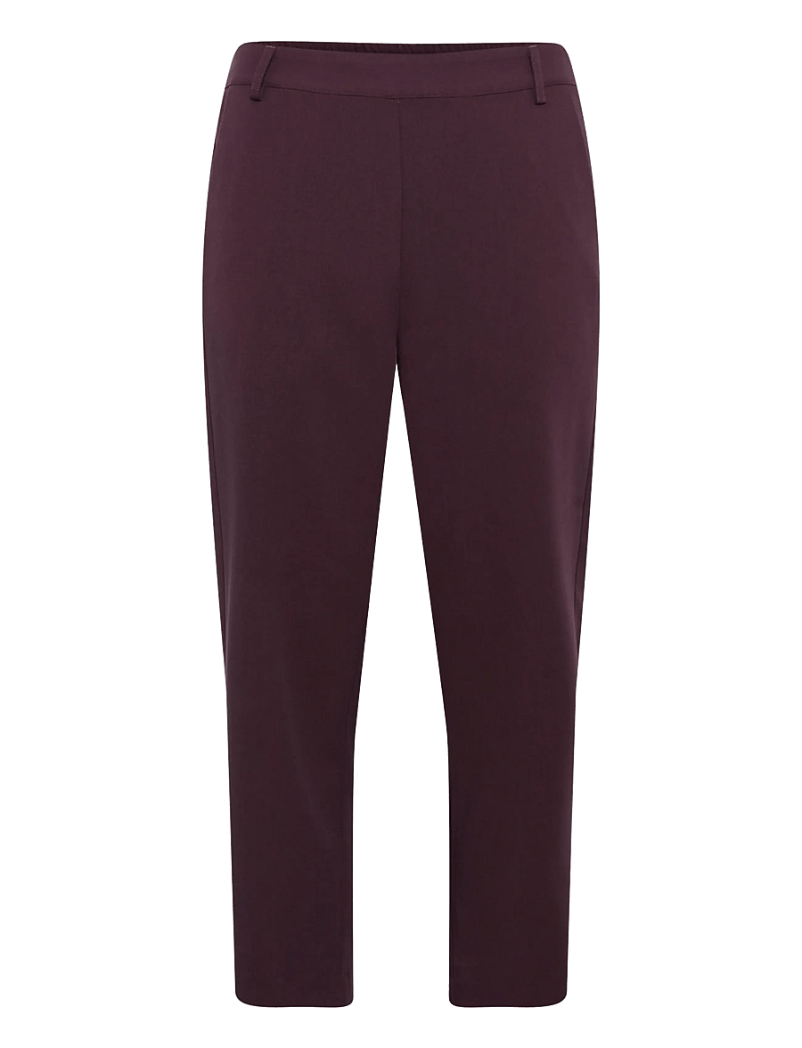 Kaffe - KAsakura HW Cropped Pants - anzugshosen - fudge - 0