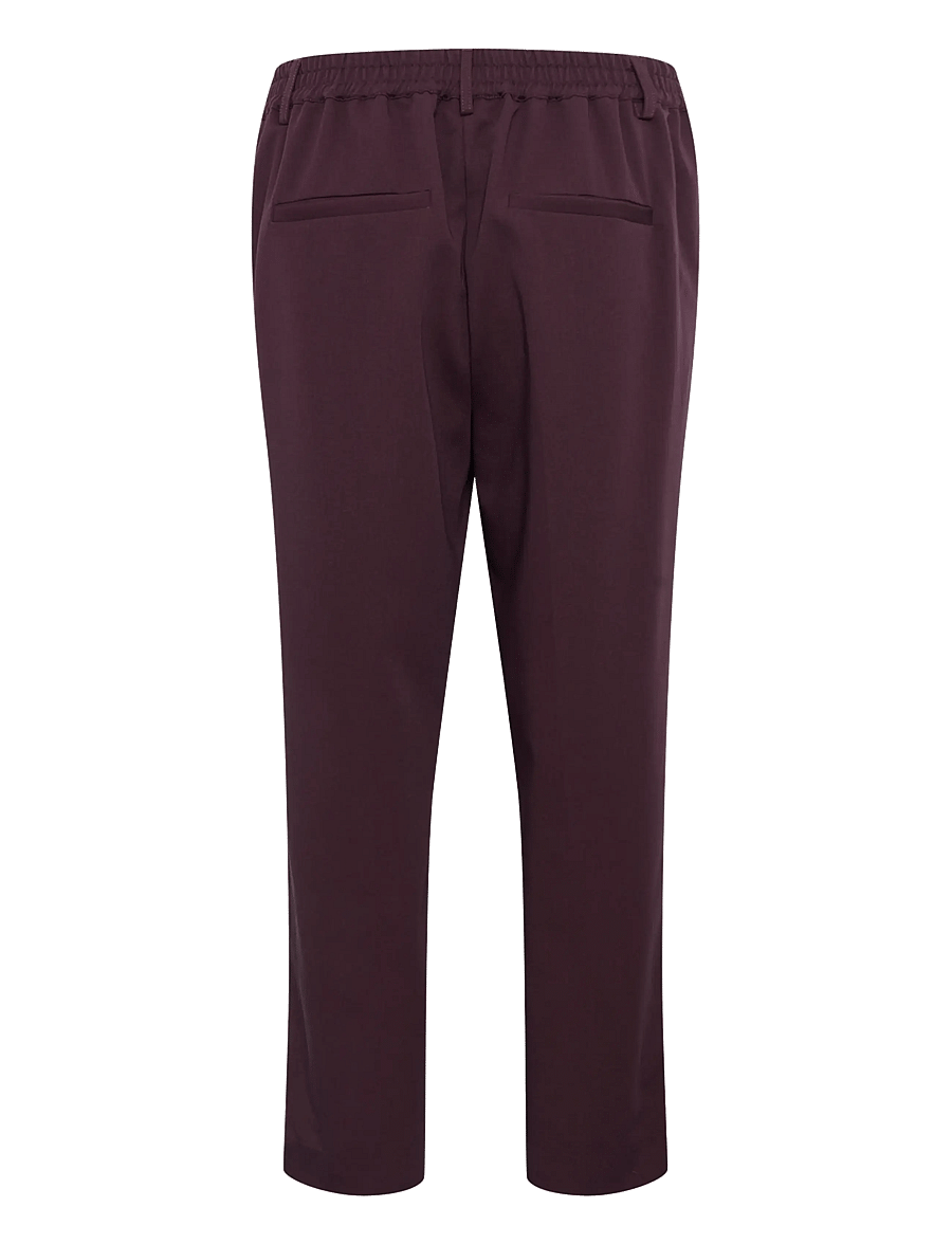 Kaffe - KAsakura HW Cropped Pants - anzugshosen - fudge - 1