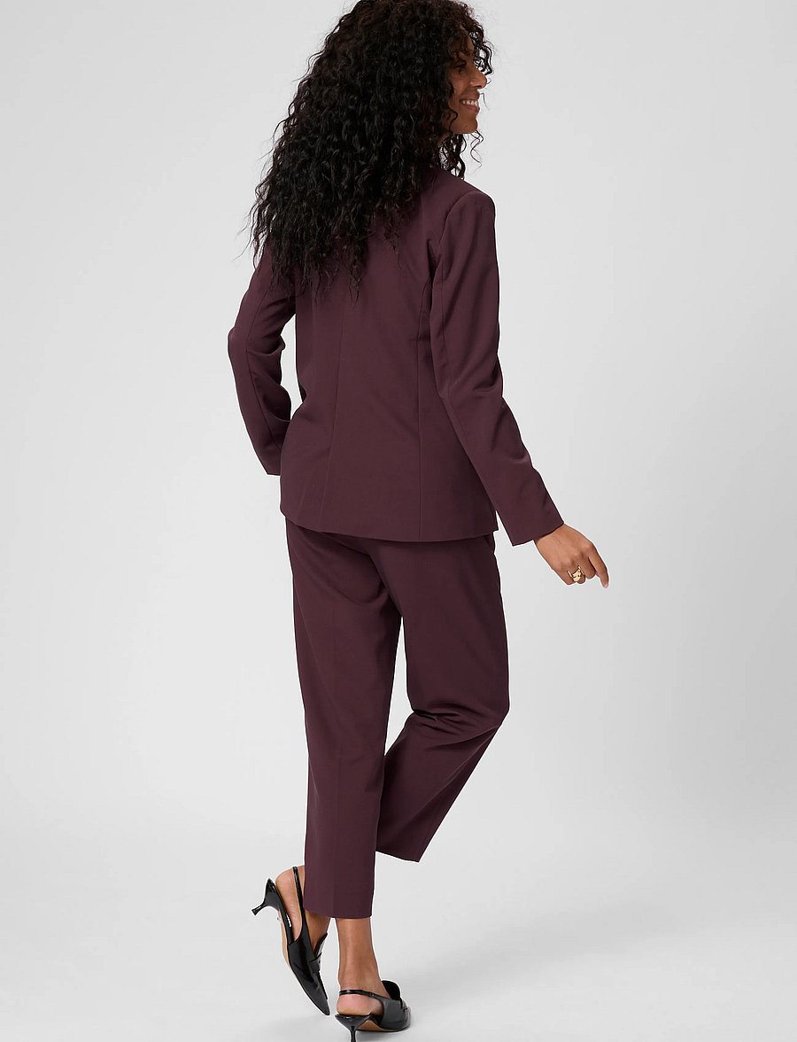 Kaffe - KAsakura HW Cropped Pants - anzugshosen - fudge - 4