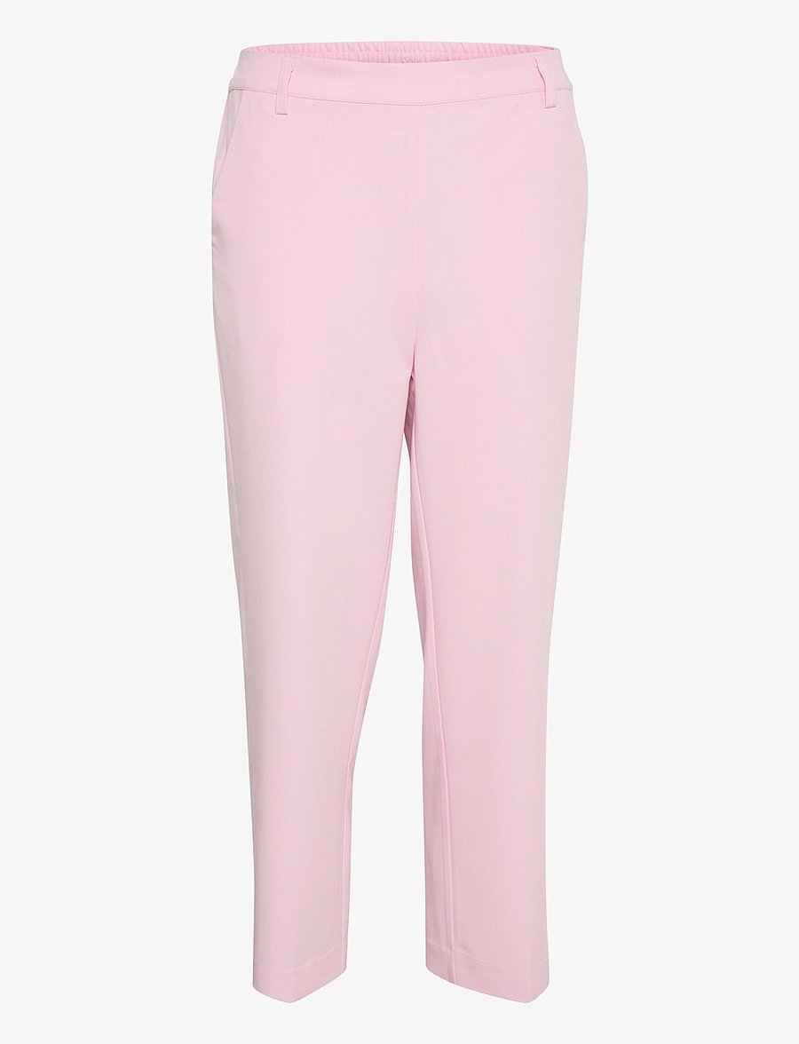Kaffe - KASAKURA HW CROPPED PANTS - habitbukser - pink mist - 1