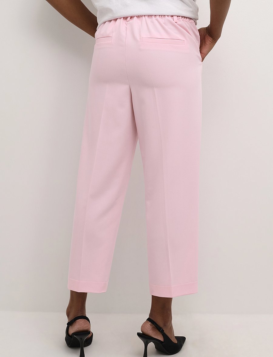 Kaffe - KASAKURA HW CROPPED PANTS - habitbukser - pink mist - 4