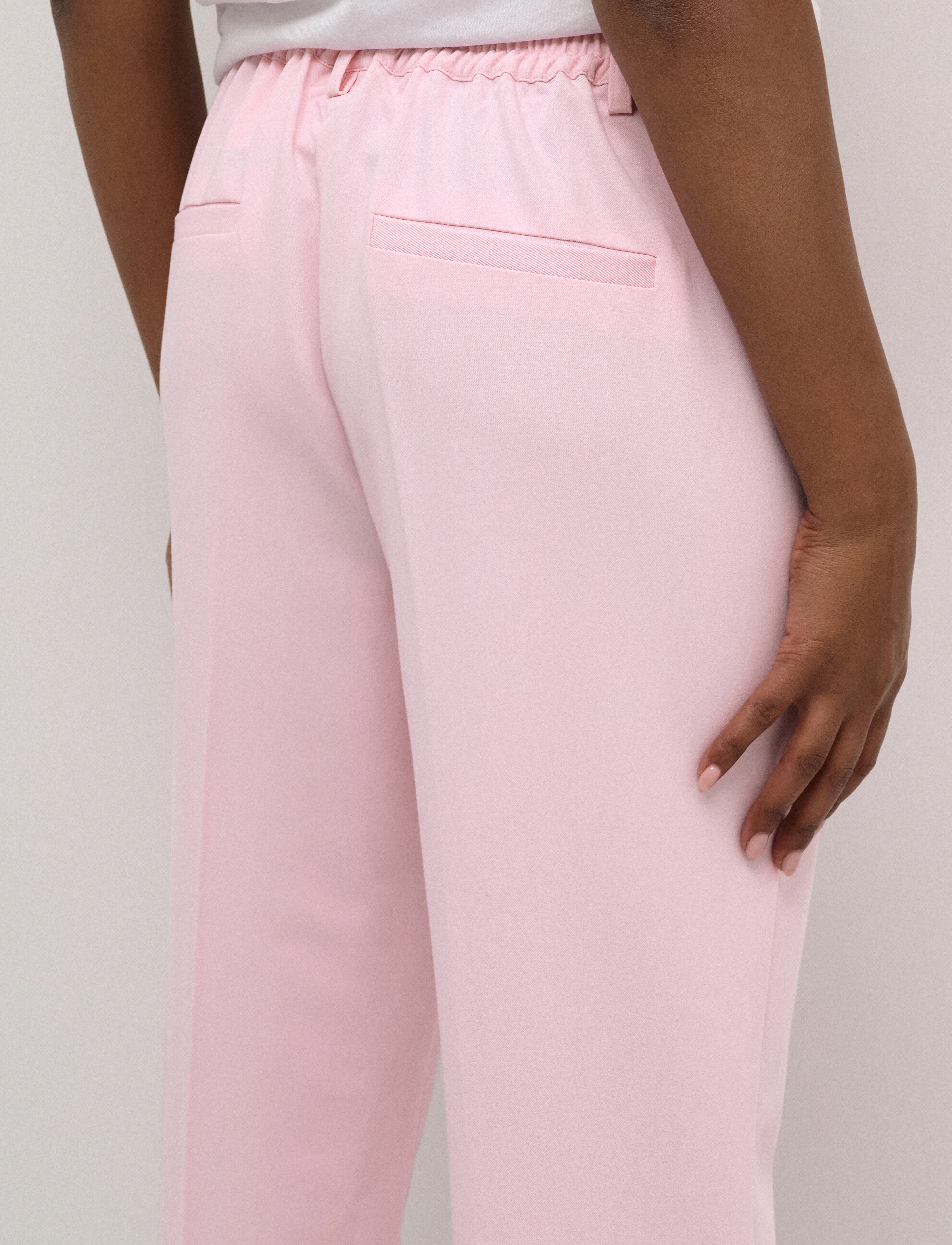Kaffe - KASAKURA HW CROPPED PANTS - festklær til outlet-priser - pink mist - 5