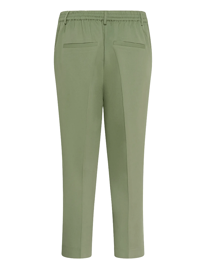 Kaffe - KAsakura HW Cropped Pants - kostymbyxor - sea spray - 2