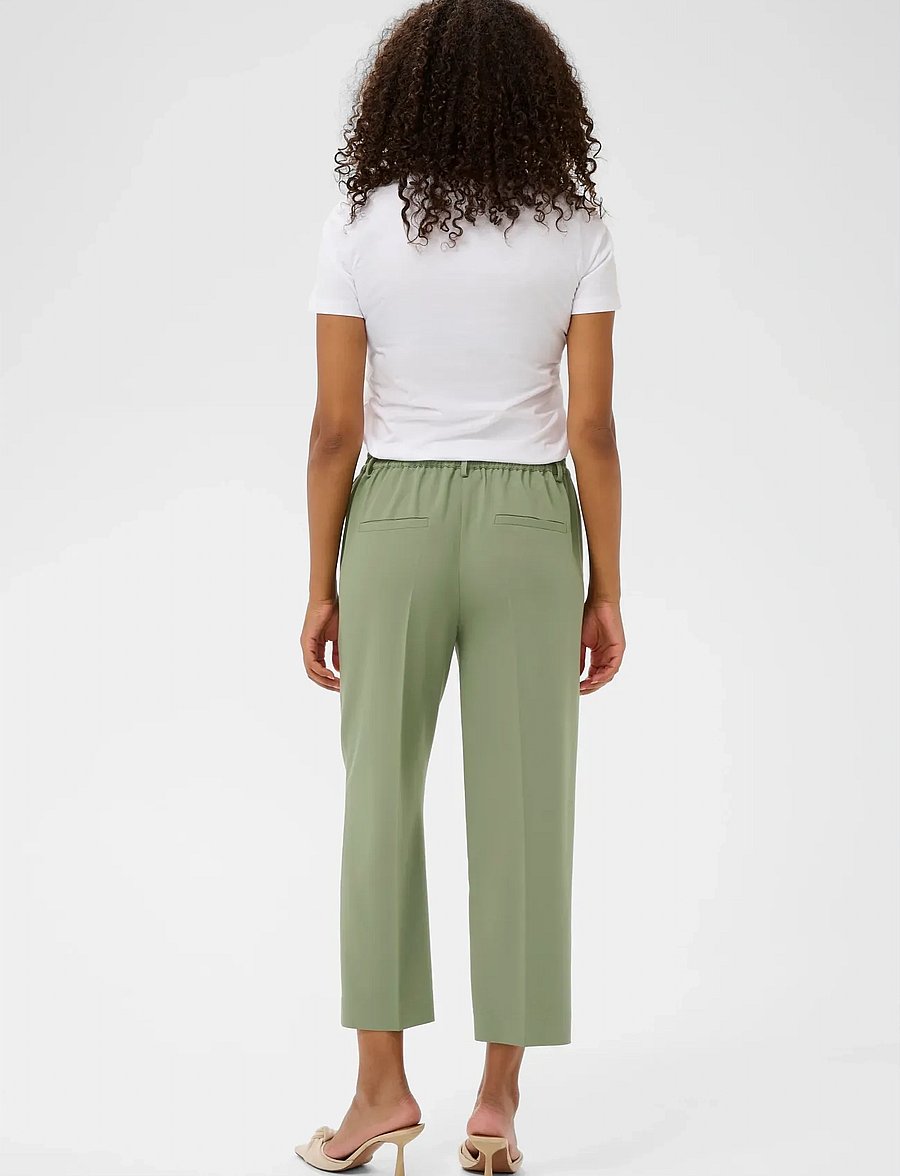 Kaffe - KASAKURA HW CROPPED PANTS - pidulikud püksid - sea spray - 4