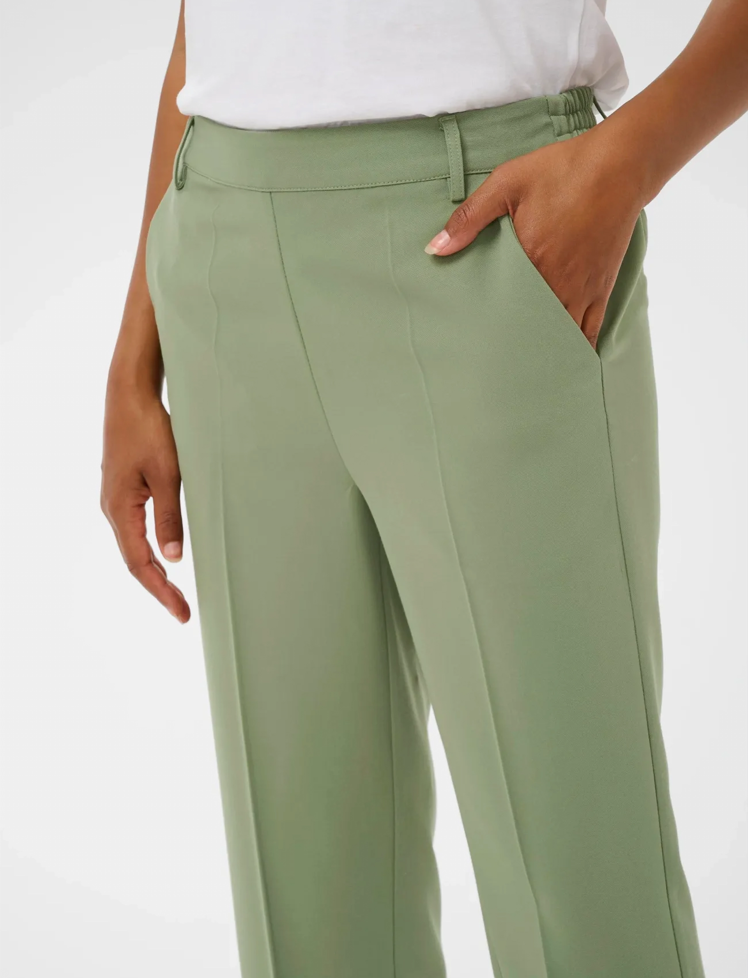Kaffe Kasakura Hw Cropped Pants kostymbyxor dam – bild 4