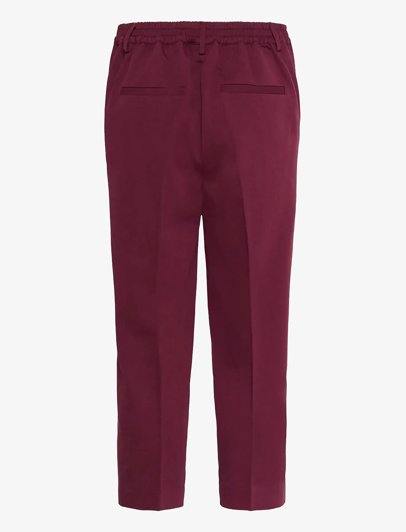 Kaffe - KAsakura HW Cropped Pants - puvunhousut - windsor wine - 2