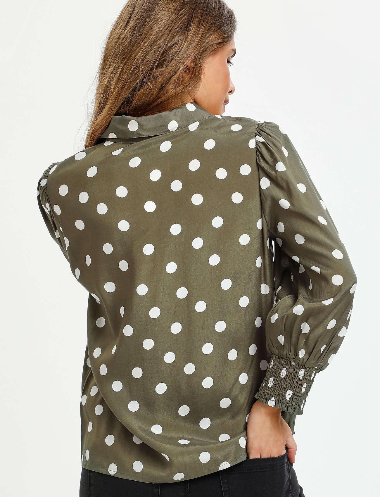 Kaffe - KAoline Shirt - grape leaf w. chalk dot - 4