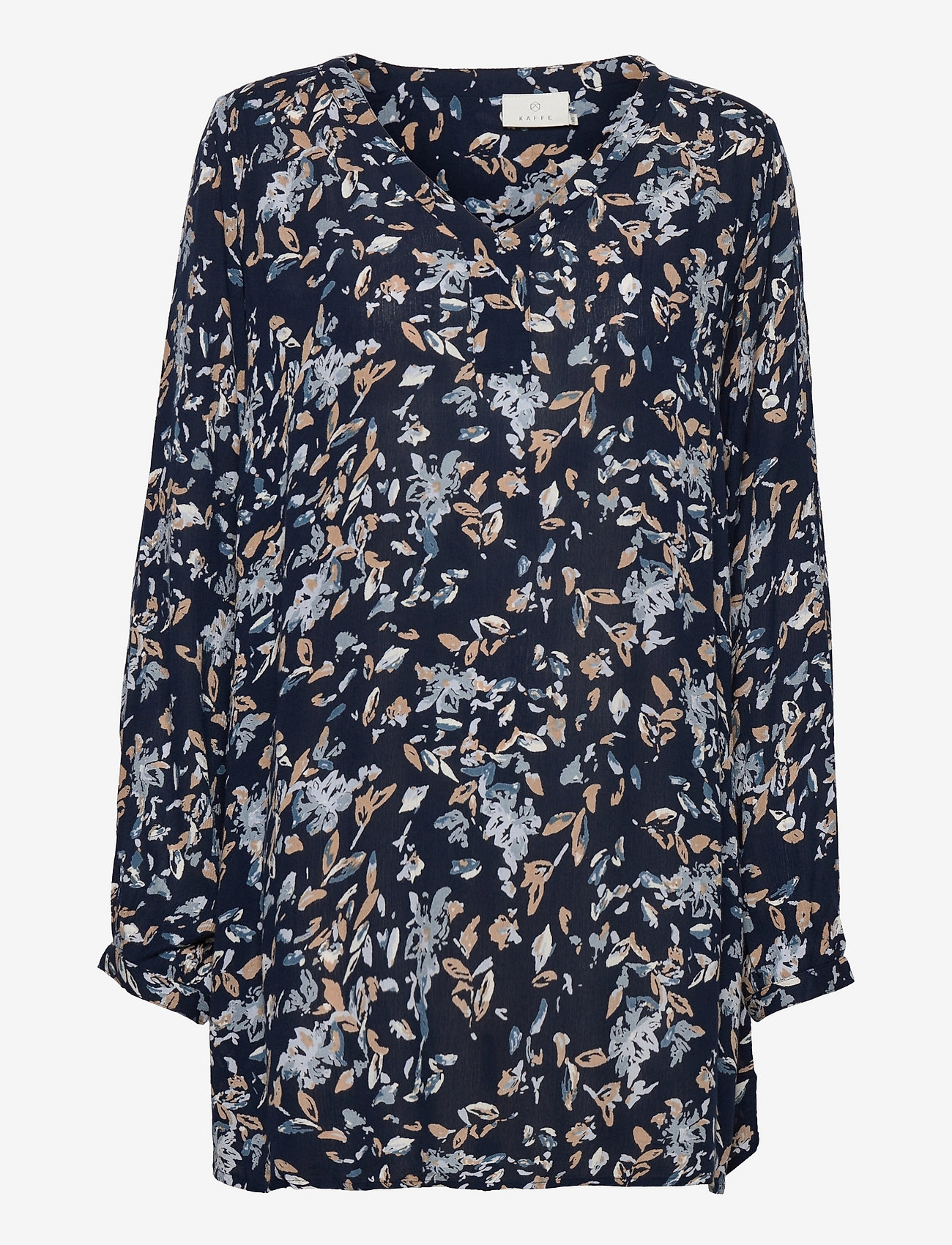 Kaffe - KAfay Amber Tunic - midnight / brown leafs - 0