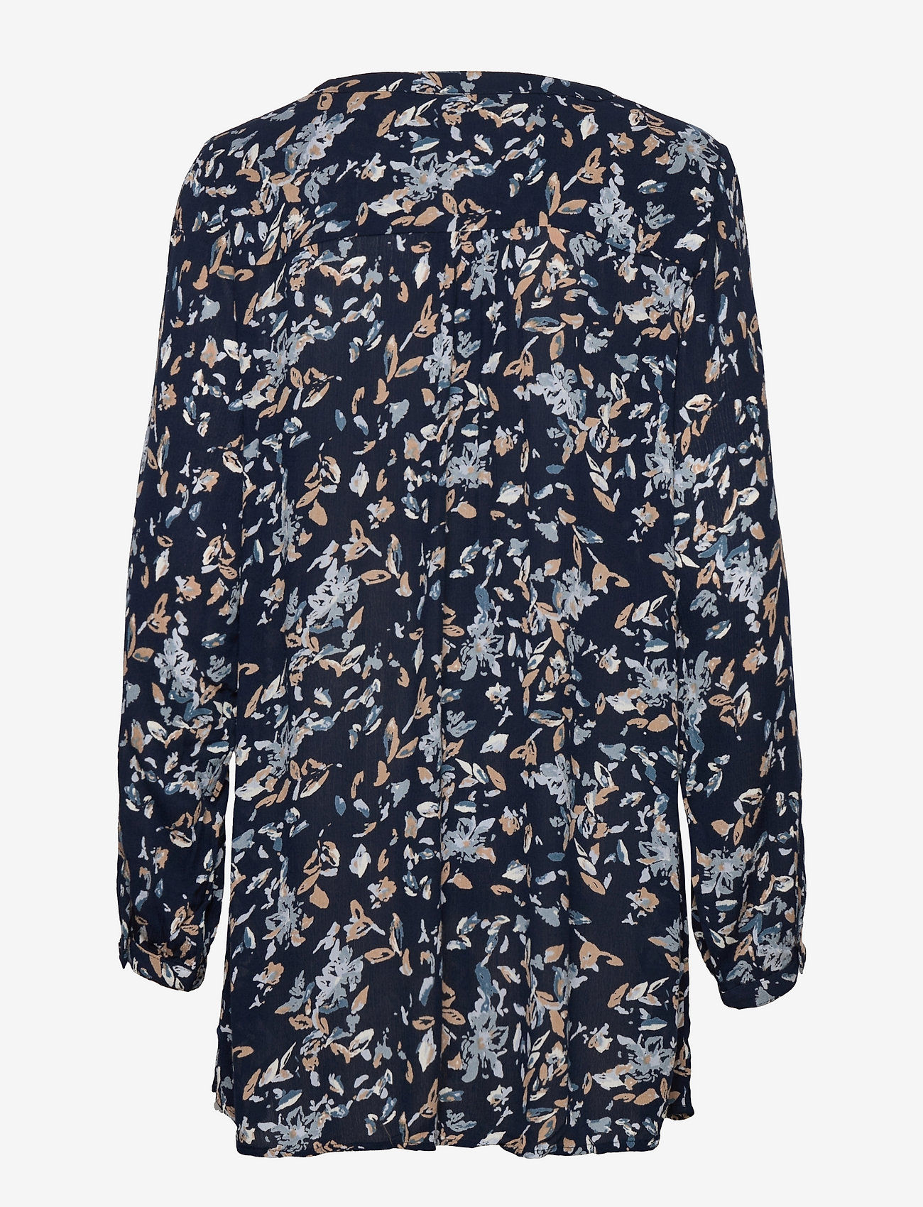 Kaffe - KAfay Amber Tunic - midnight / brown leafs - 1