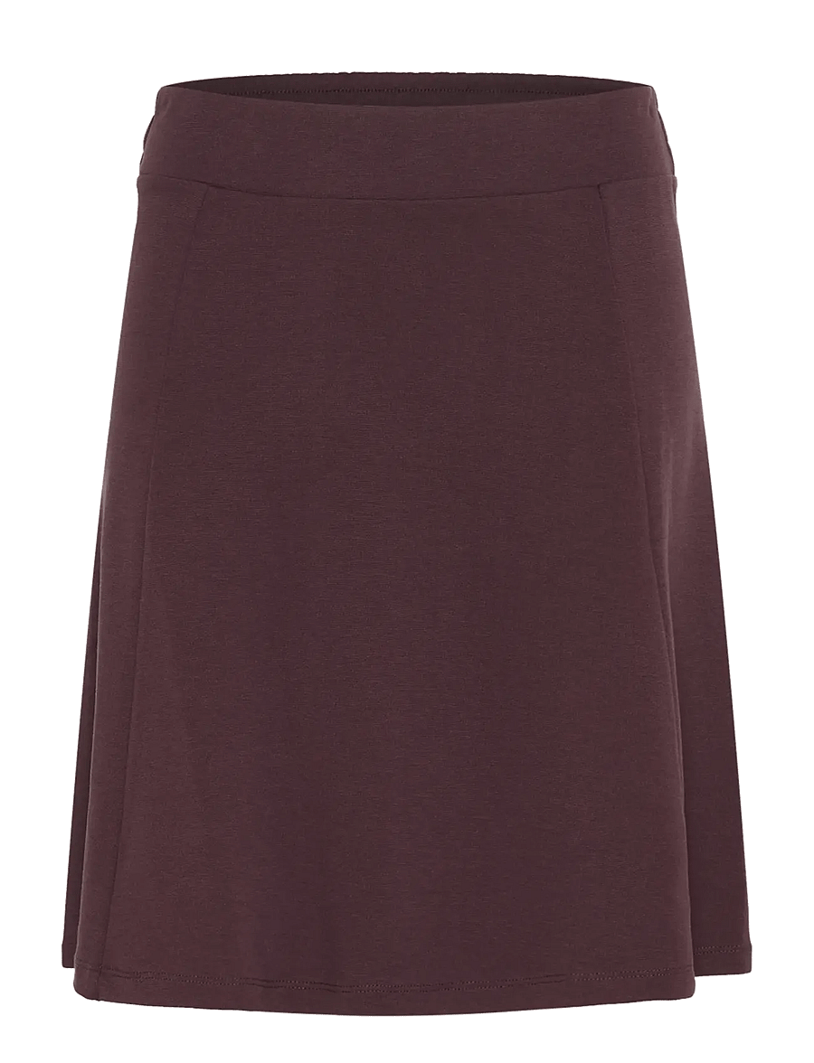 Kaffe - KAjolen Jersey Skirt - korta kjolar - fudge - 1