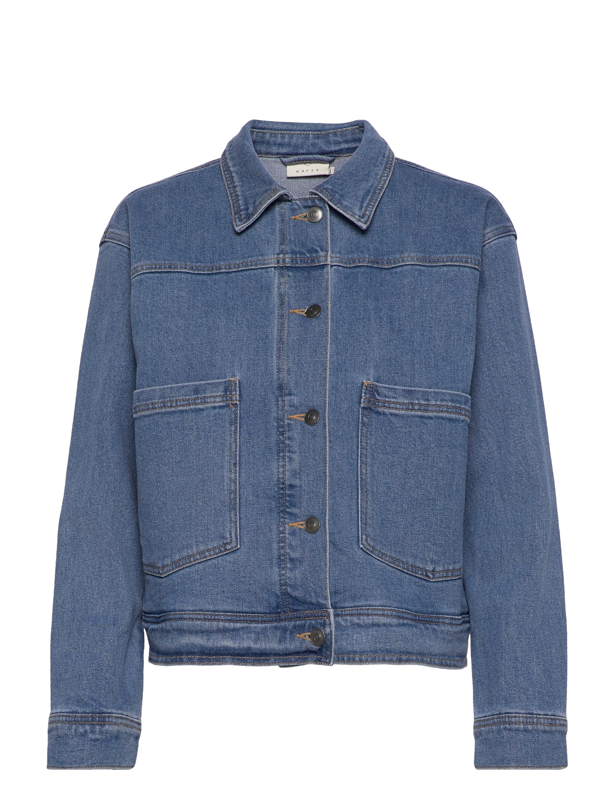Kaffe - KAnico Denim Jacket - blue washed denim - 1