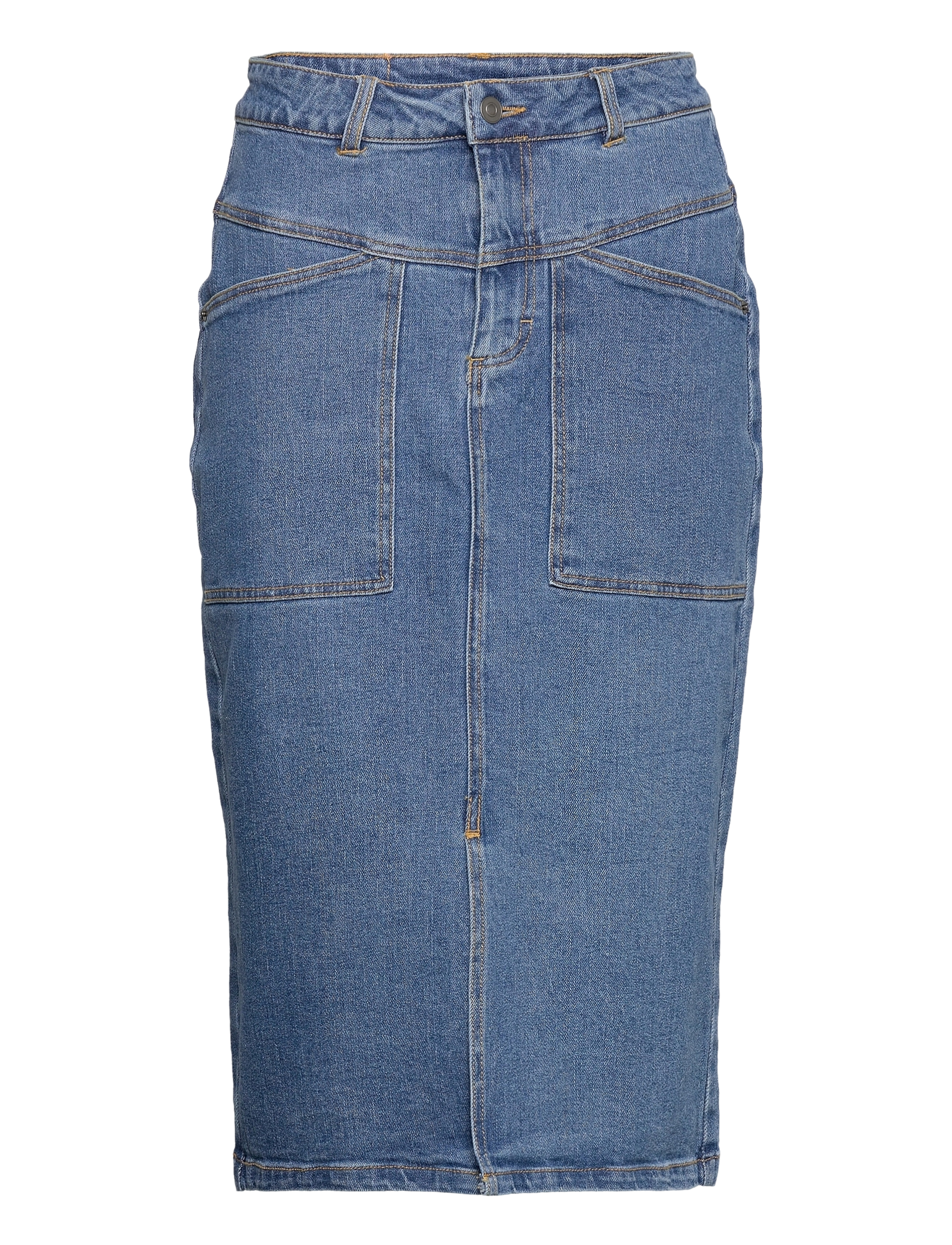 KAnico Denim Skirt - BLUE WASHED DENIM