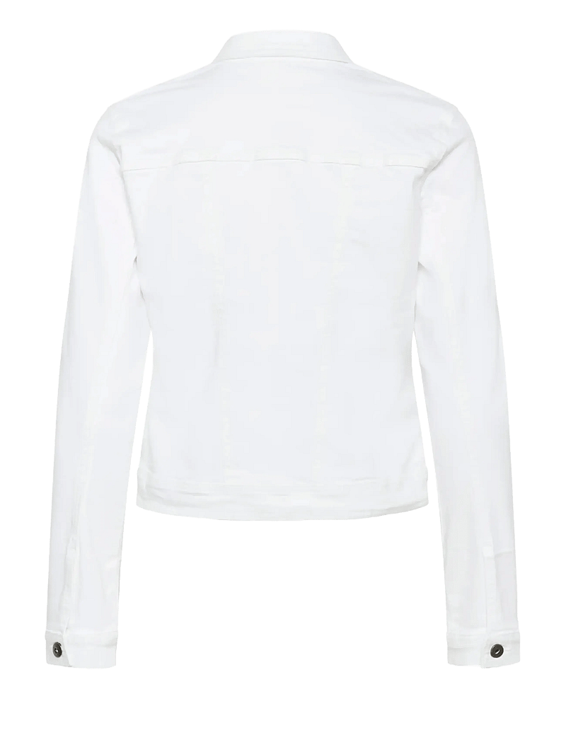 Kaffe - KAzelina Denim Jacket - frühlingsjacken - chalk - 2